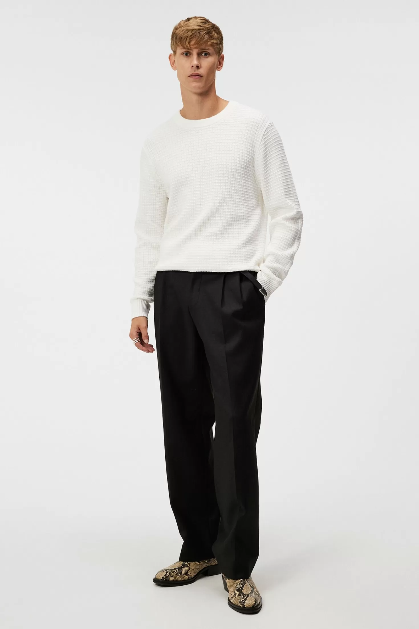 Archer Structure Sweater | J.Lindeberg Clearance