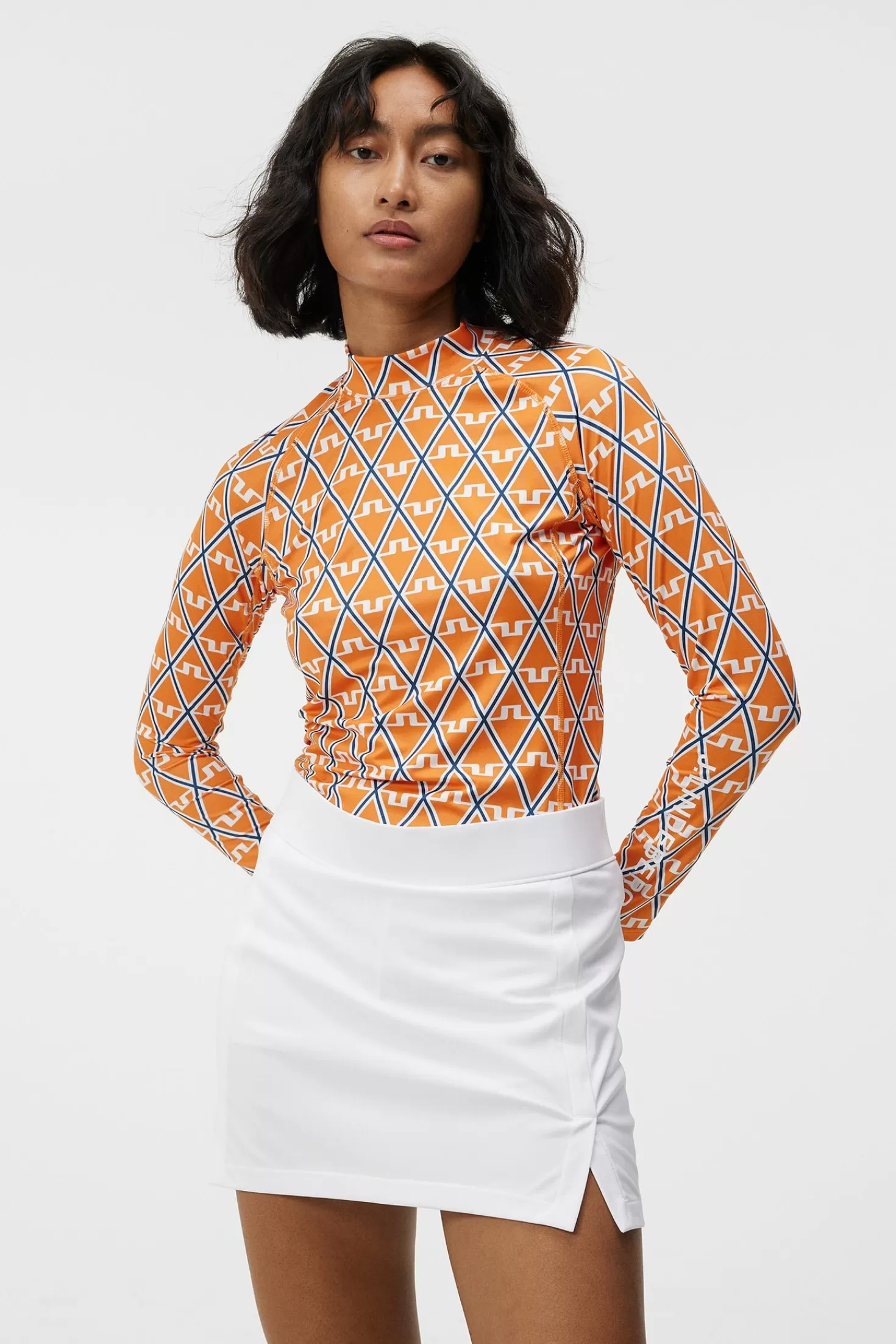 Asa Print Soft Compression Top | J.Lindeberg Online