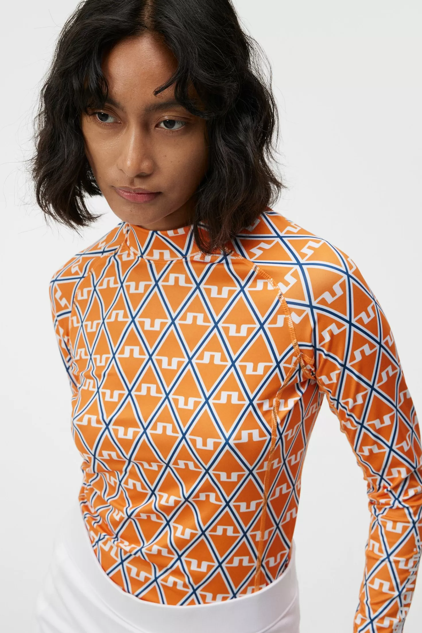 Asa Print Soft Compression Top | J.Lindeberg Online