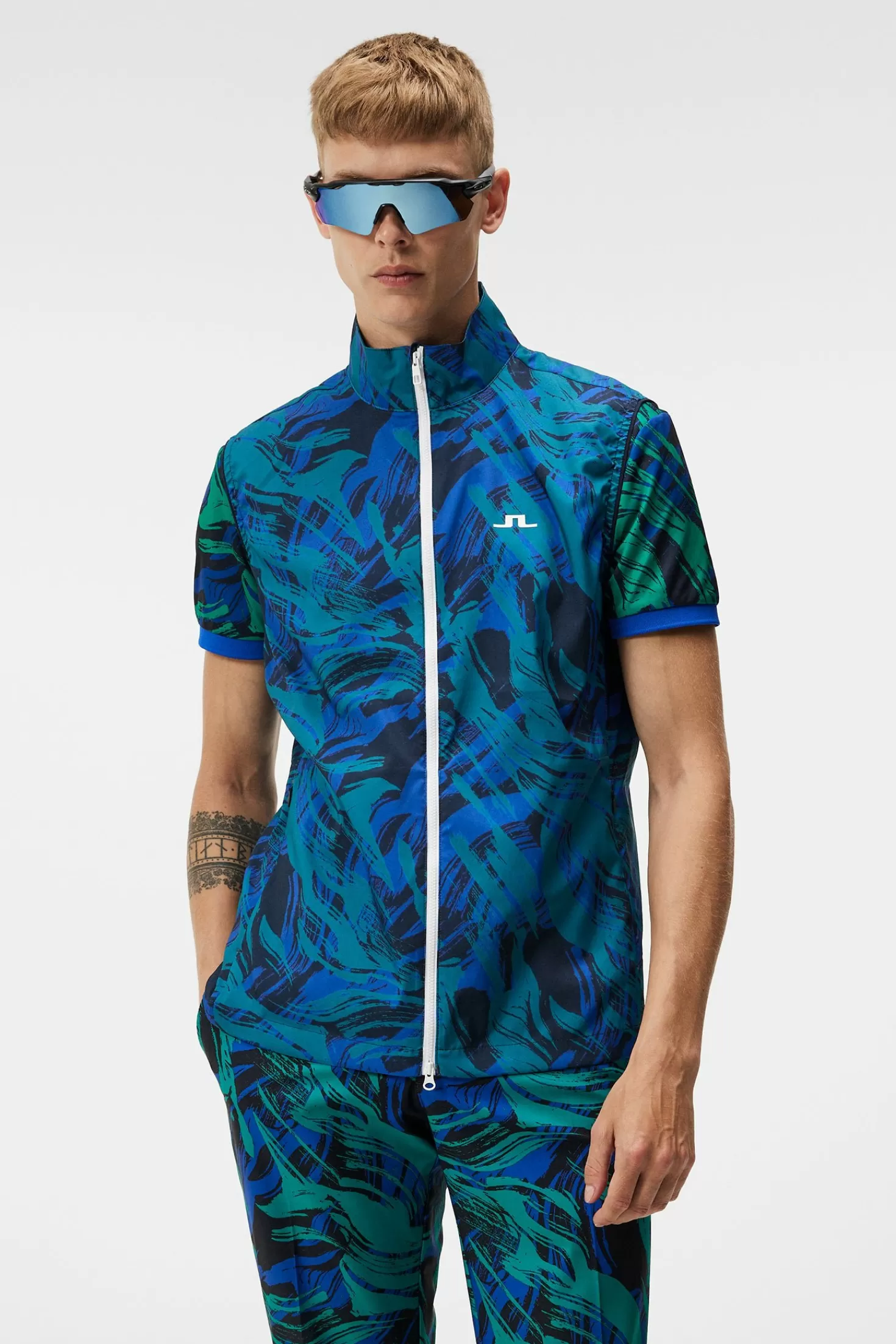 Ash Light Packable Vest Print | J.Lindeberg Outlet