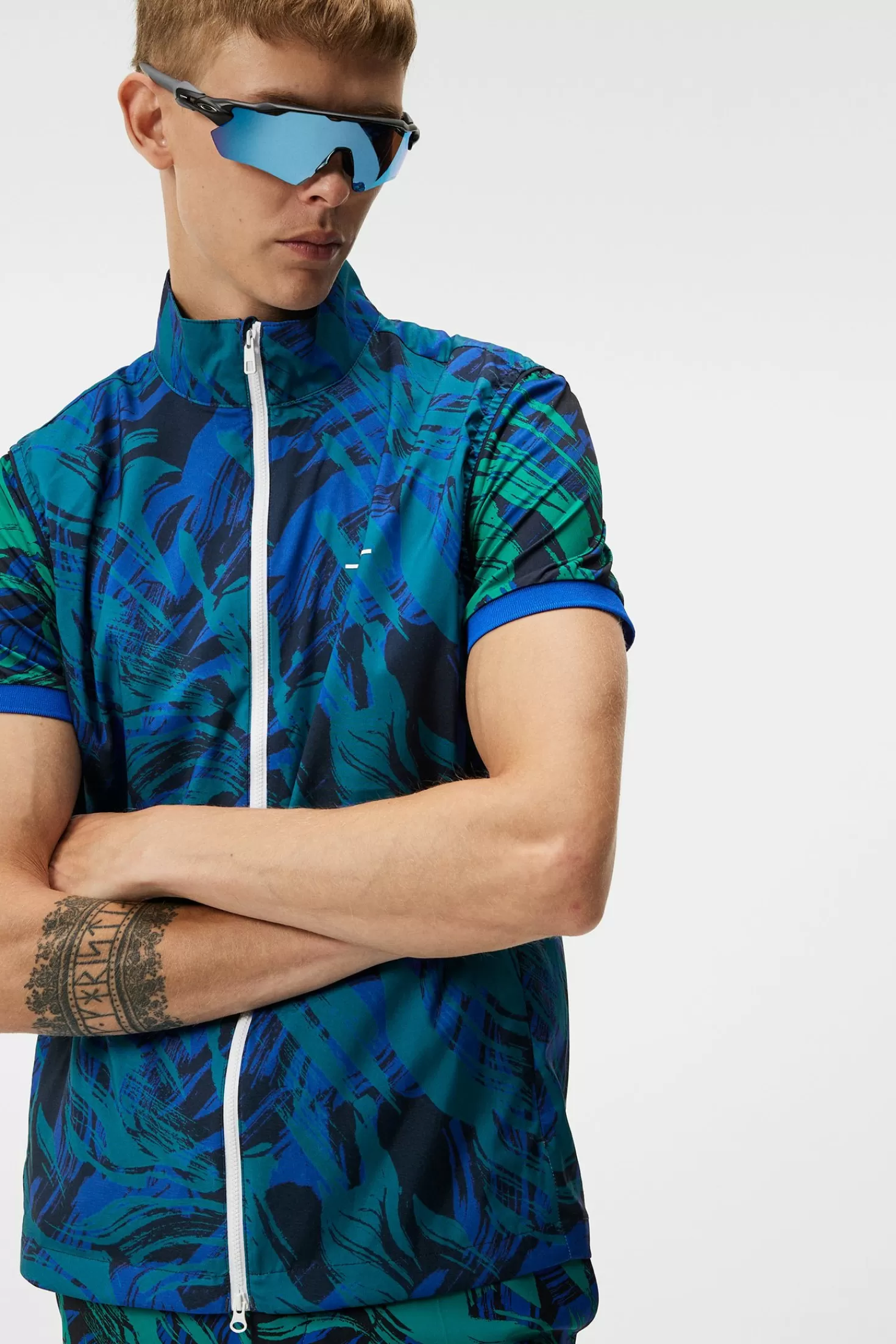 Ash Light Packable Vest Print | J.Lindeberg Outlet