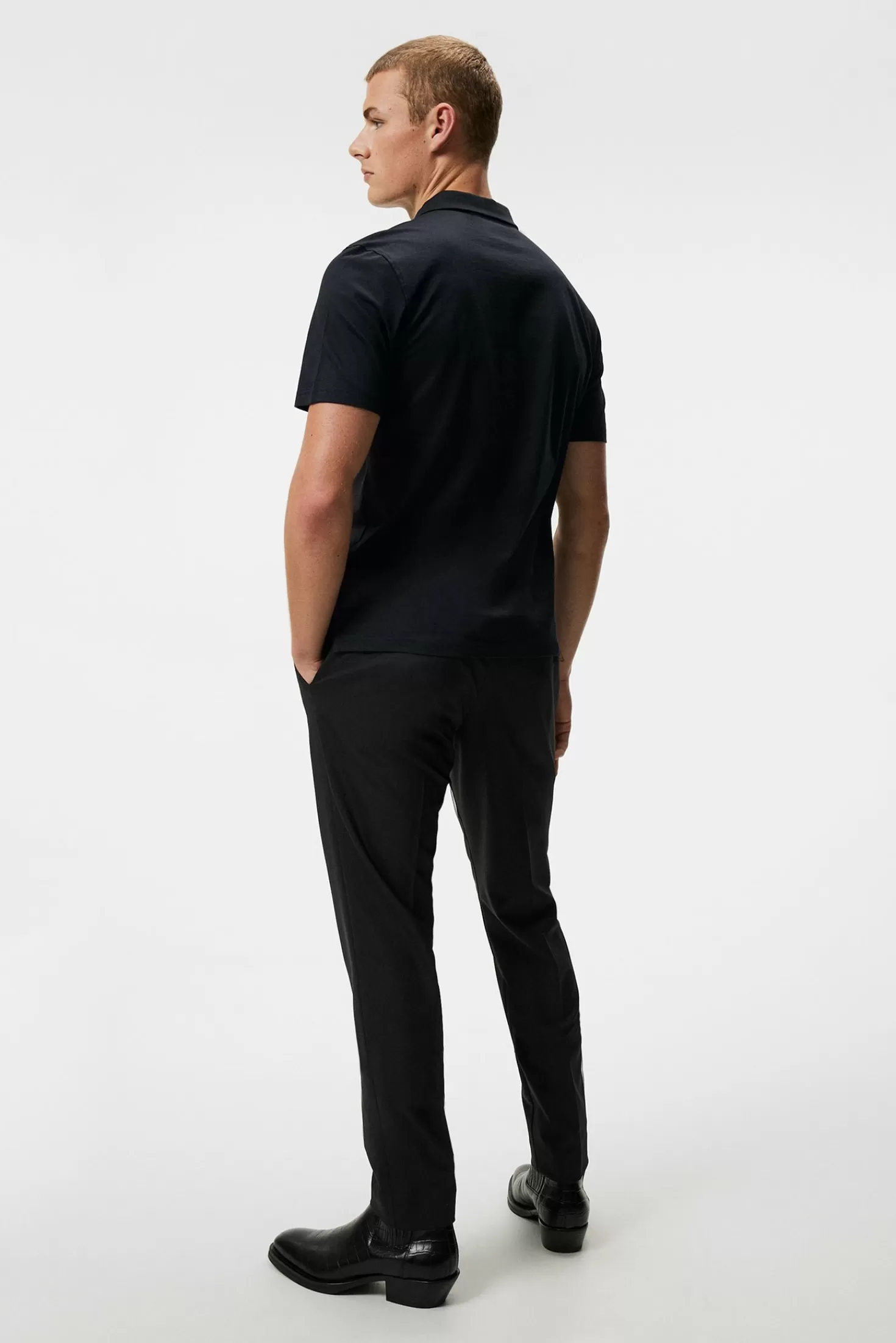 Asher Zip Ss Polo Shirt | J.Lindeberg Best