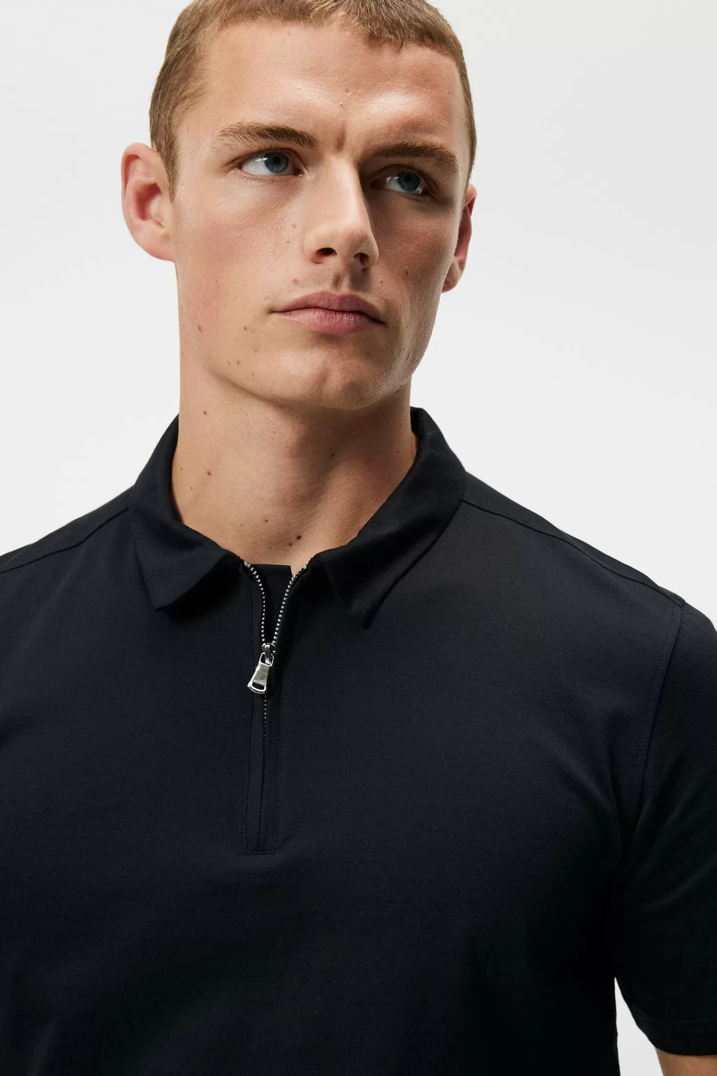 Asher Zip Ss Polo Shirt | J.Lindeberg Best