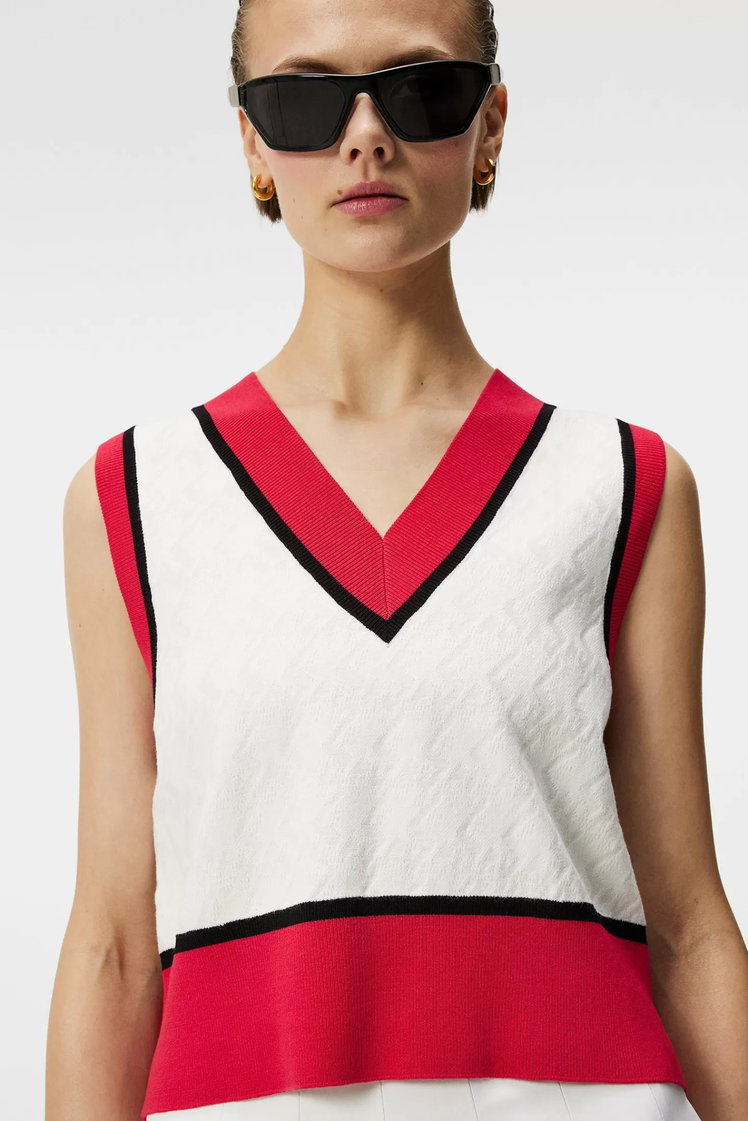 Barbados Knitted Vest | J.Lindeberg Online
