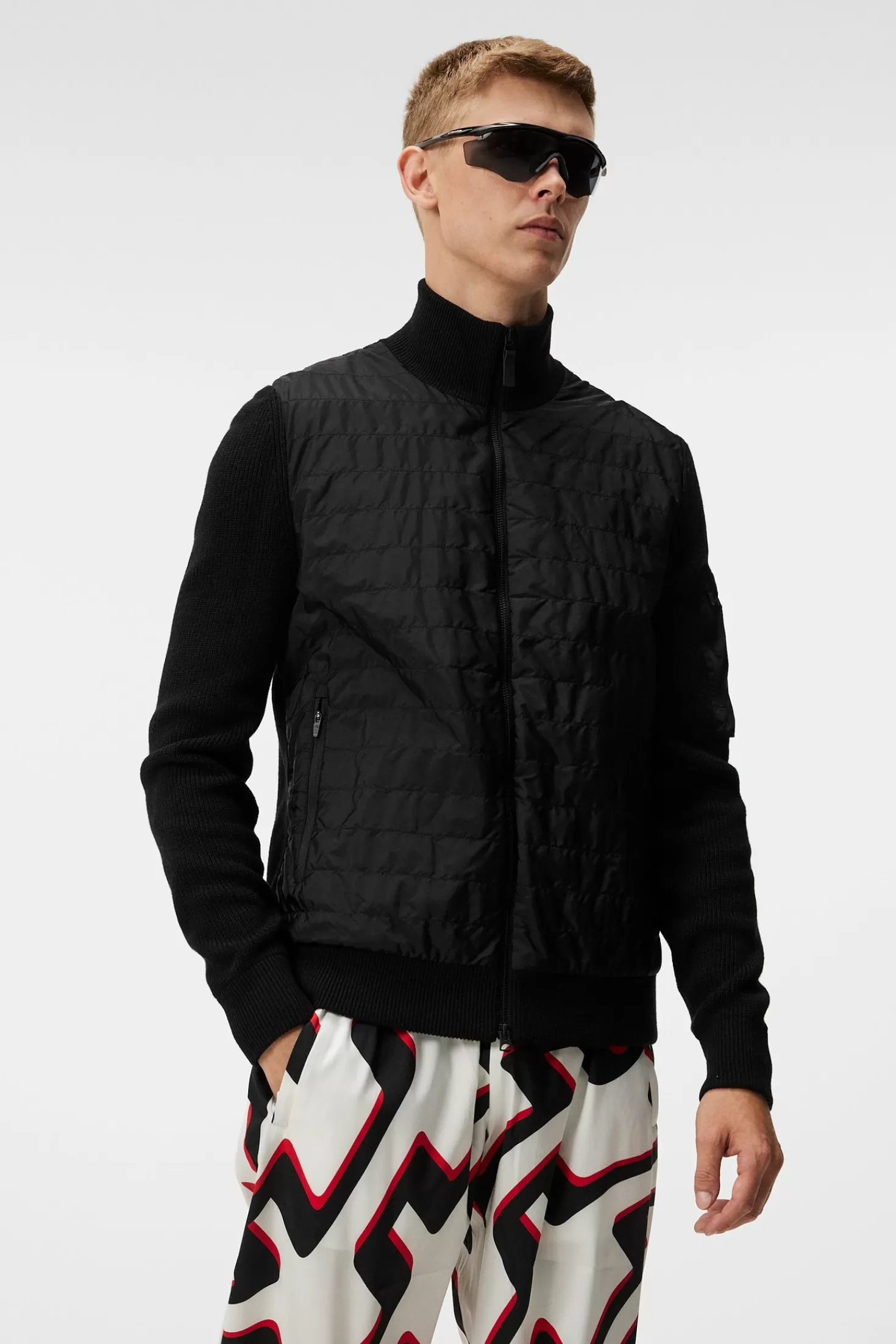 Beck Knitted Hybrid Jacket | J.Lindeberg Best