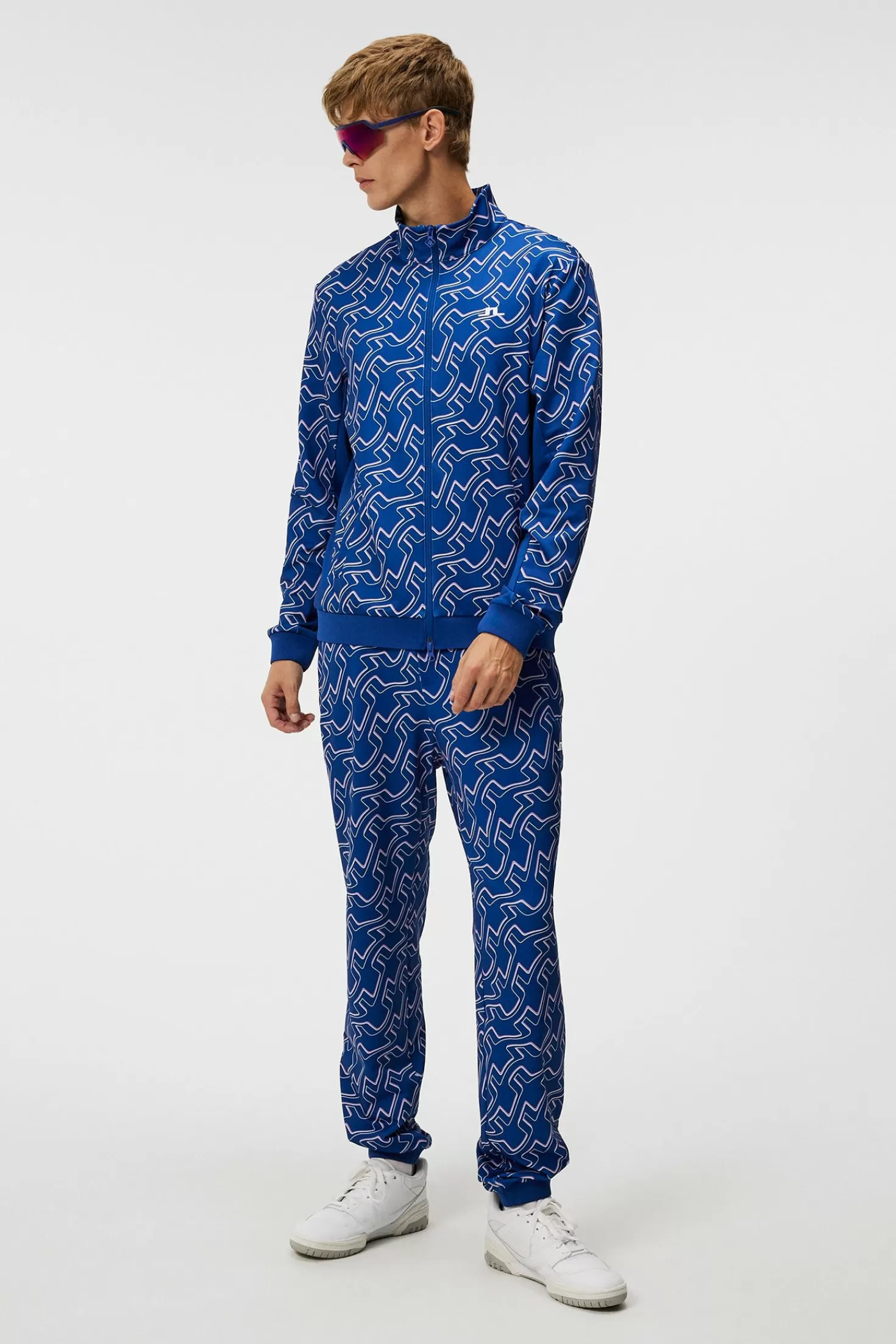 Callum Print Zip Jacket | J.Lindeberg Clearance