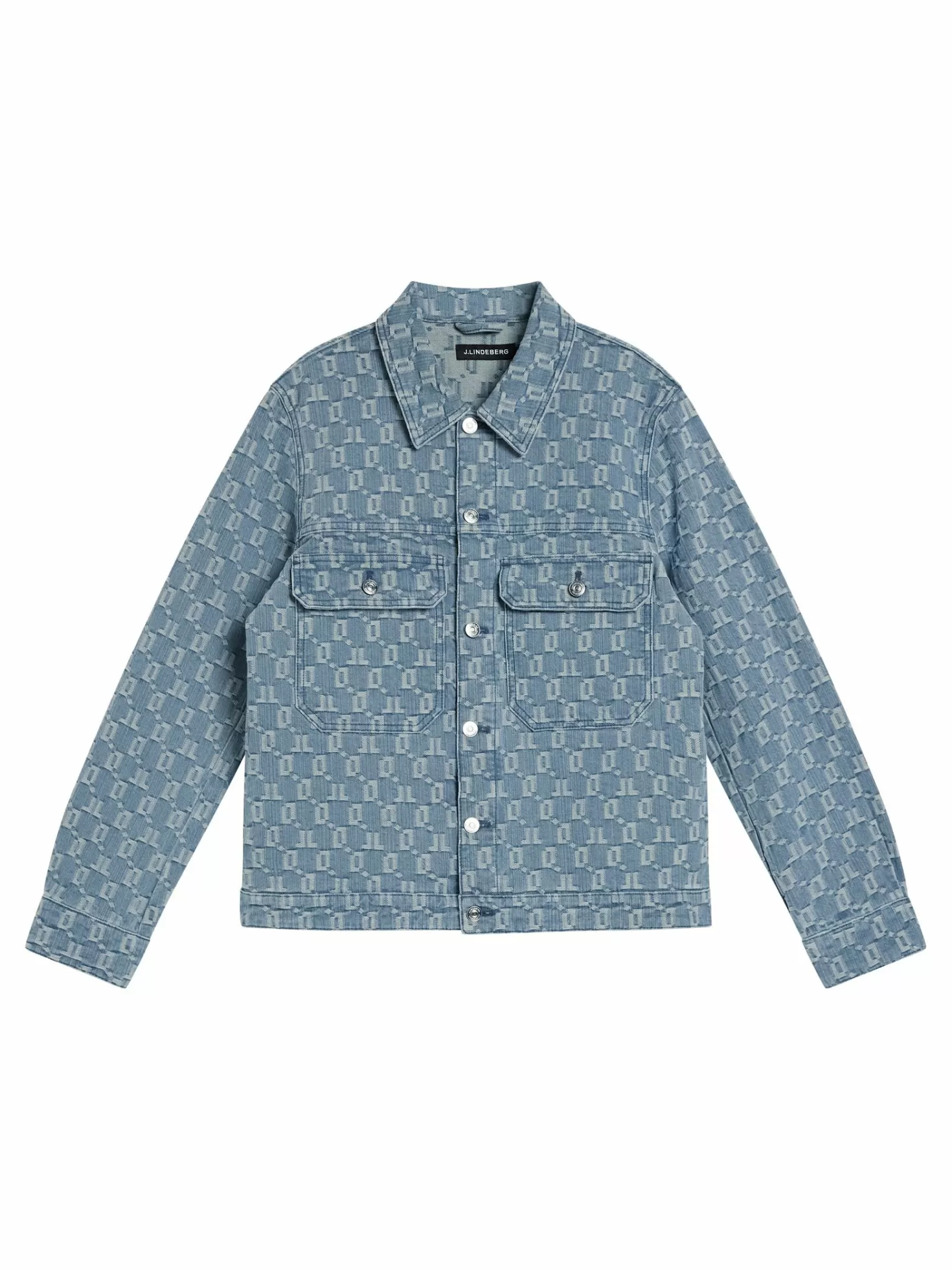 Cam Jacquard Denim Jacket | J.Lindeberg Store