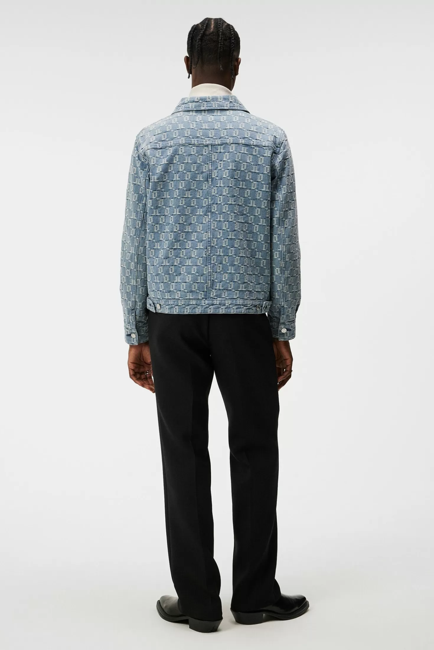Cam Jacquard Denim Jacket | J.Lindeberg Store