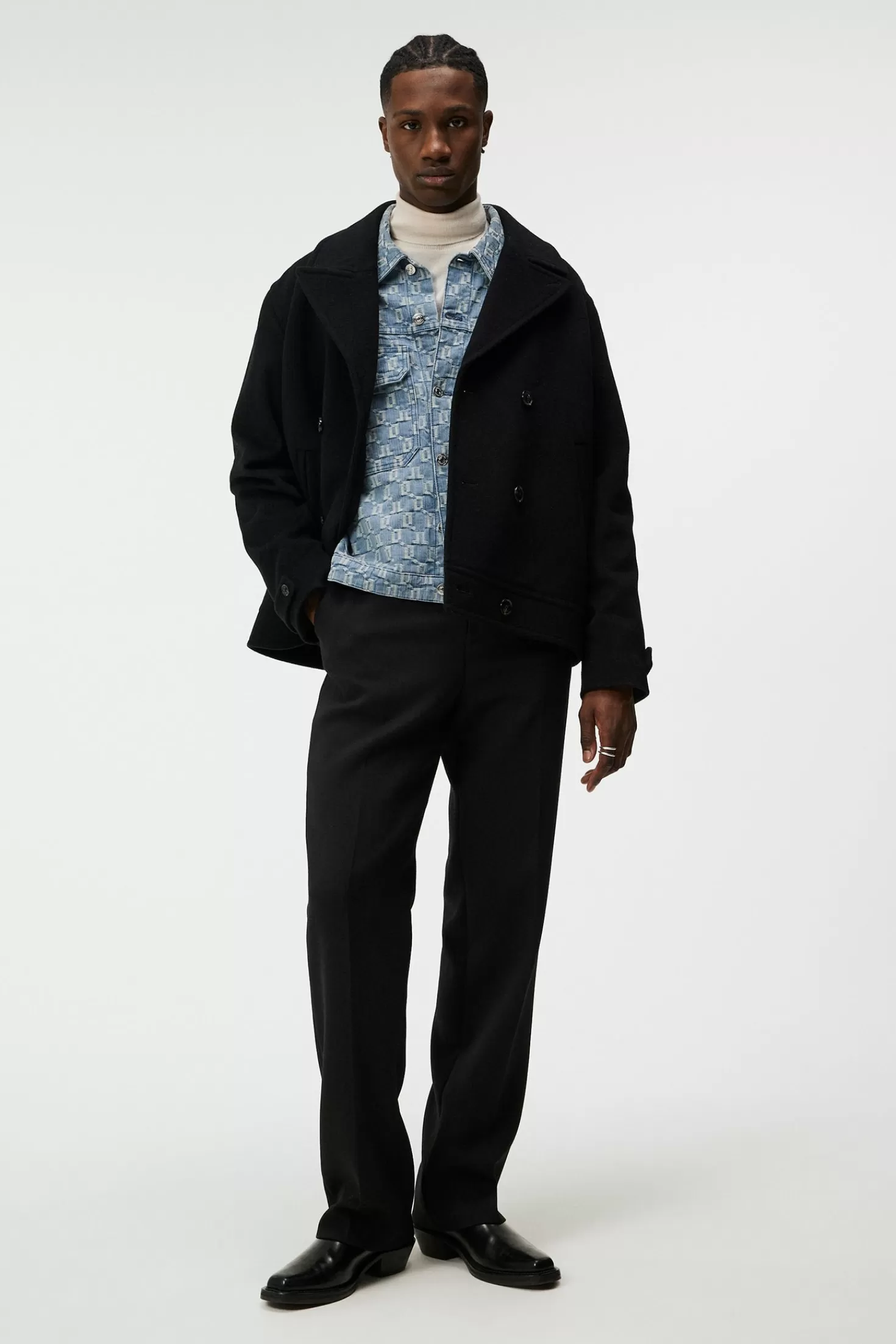 Cam Jacquard Denim Jacket | J.Lindeberg Store