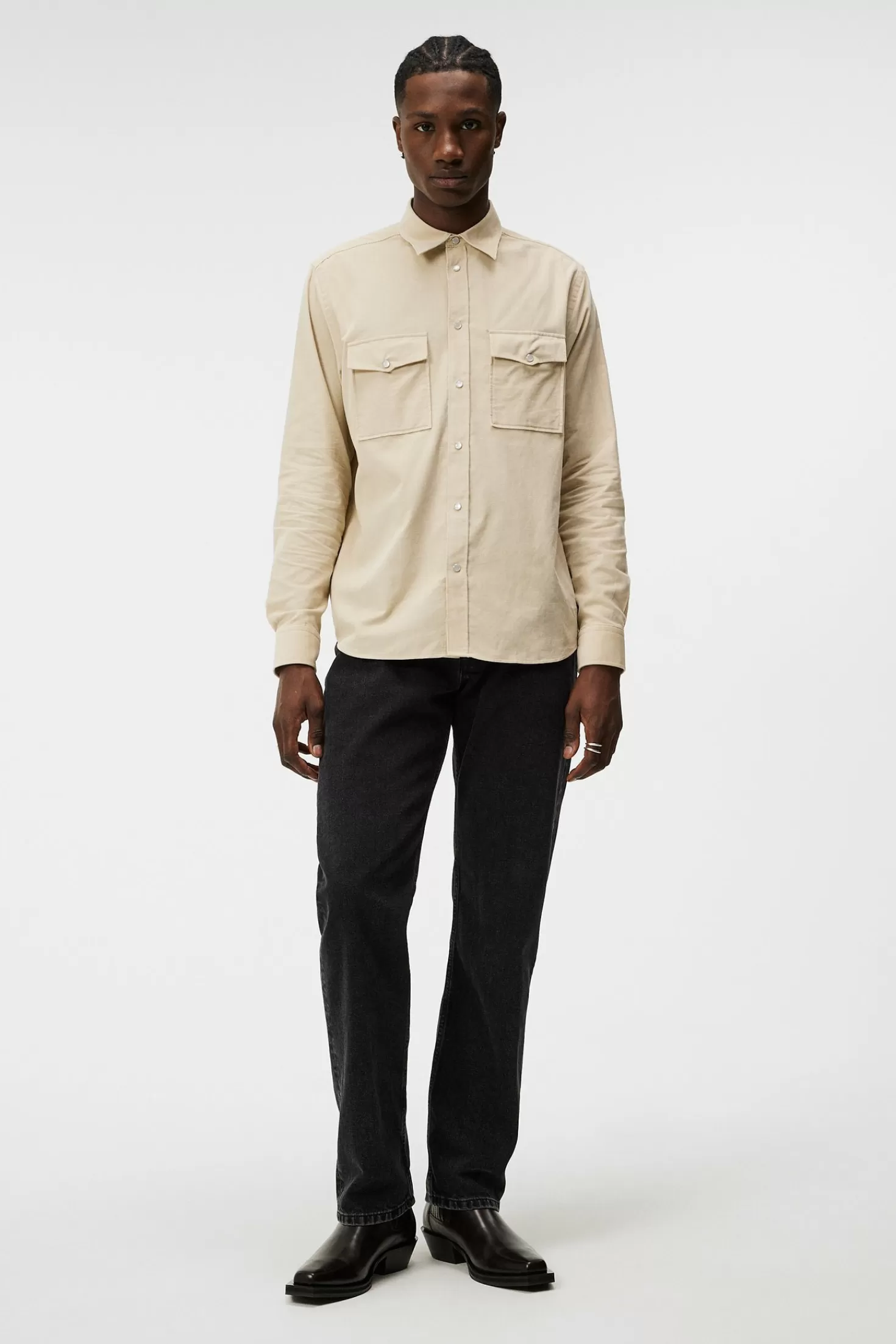 Carlos Reg Cord Shirt | J.Lindeberg Best