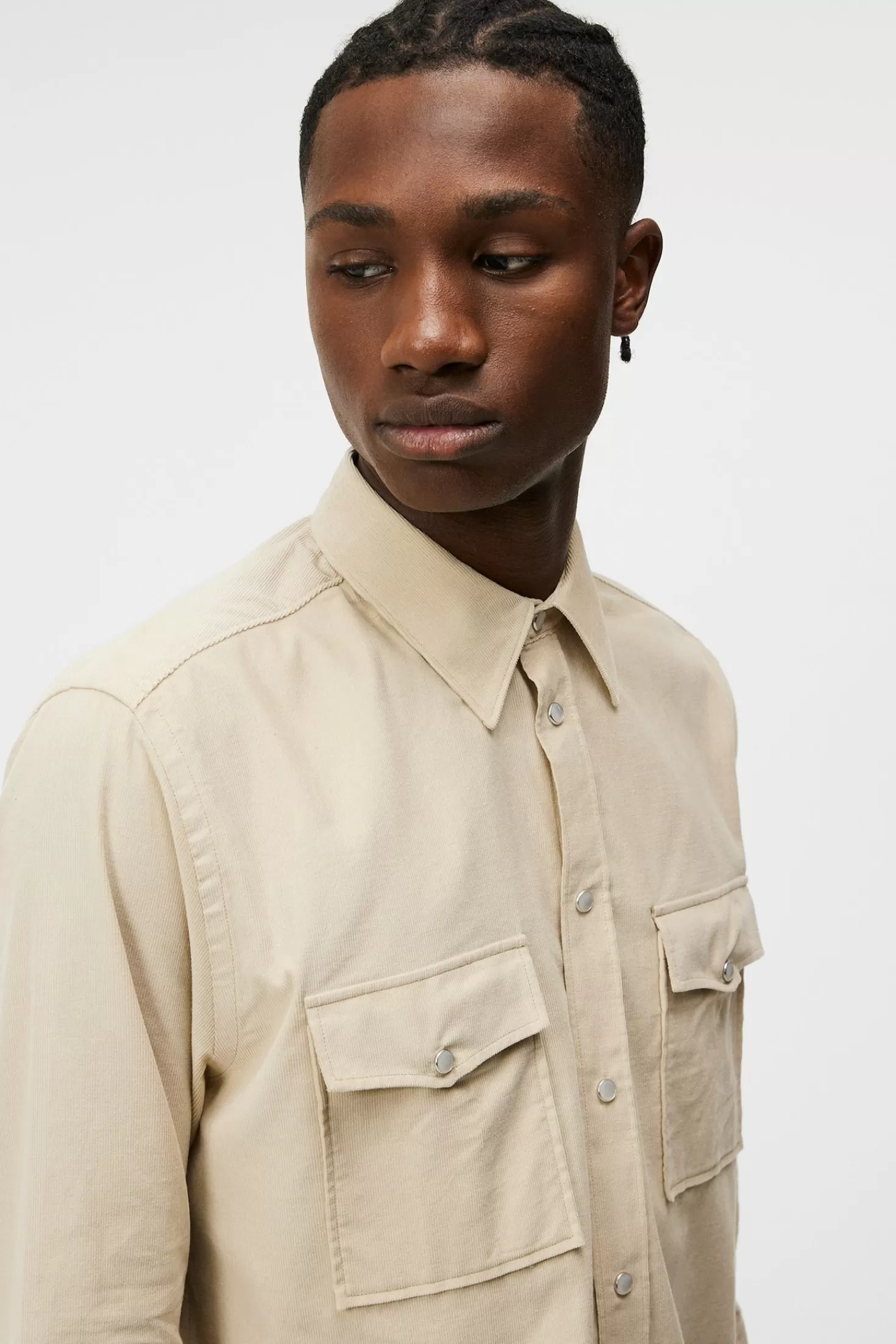 Carlos Reg Cord Shirt | J.Lindeberg Best