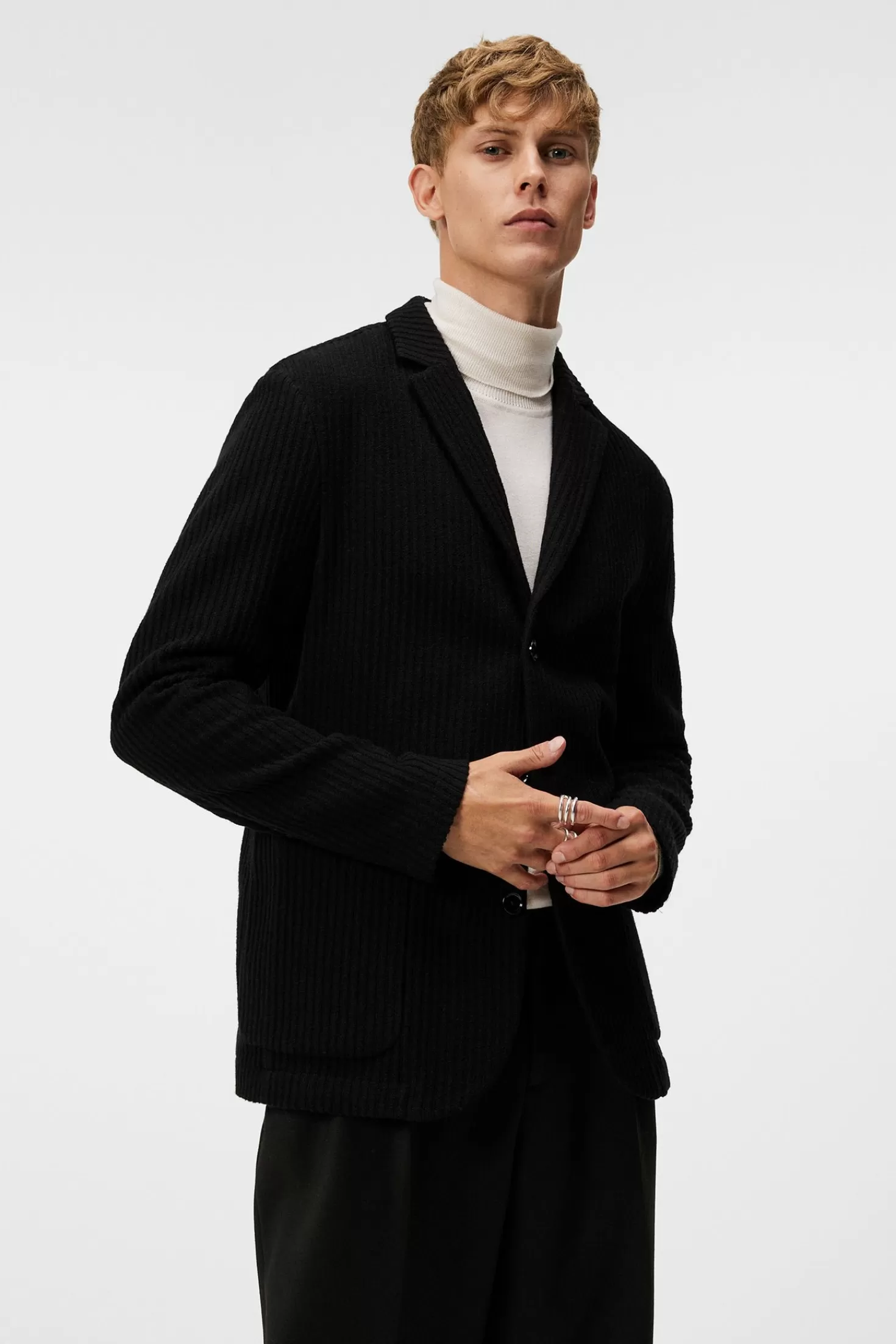 Carlton Rib Cardigan Blazer | J.Lindeberg Store