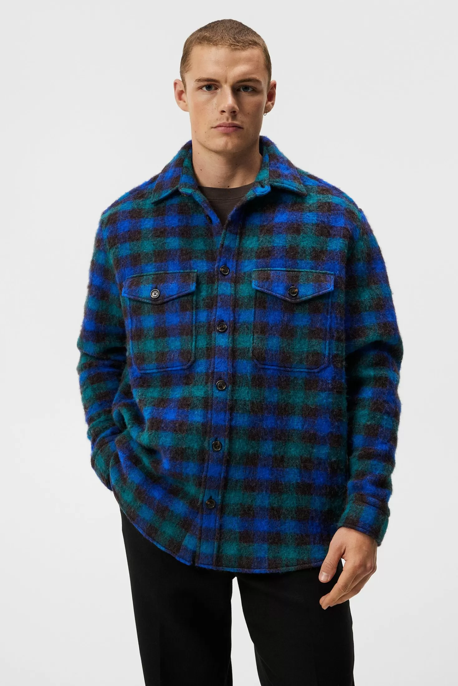 Carter Check Overshirt | J.Lindeberg Sale