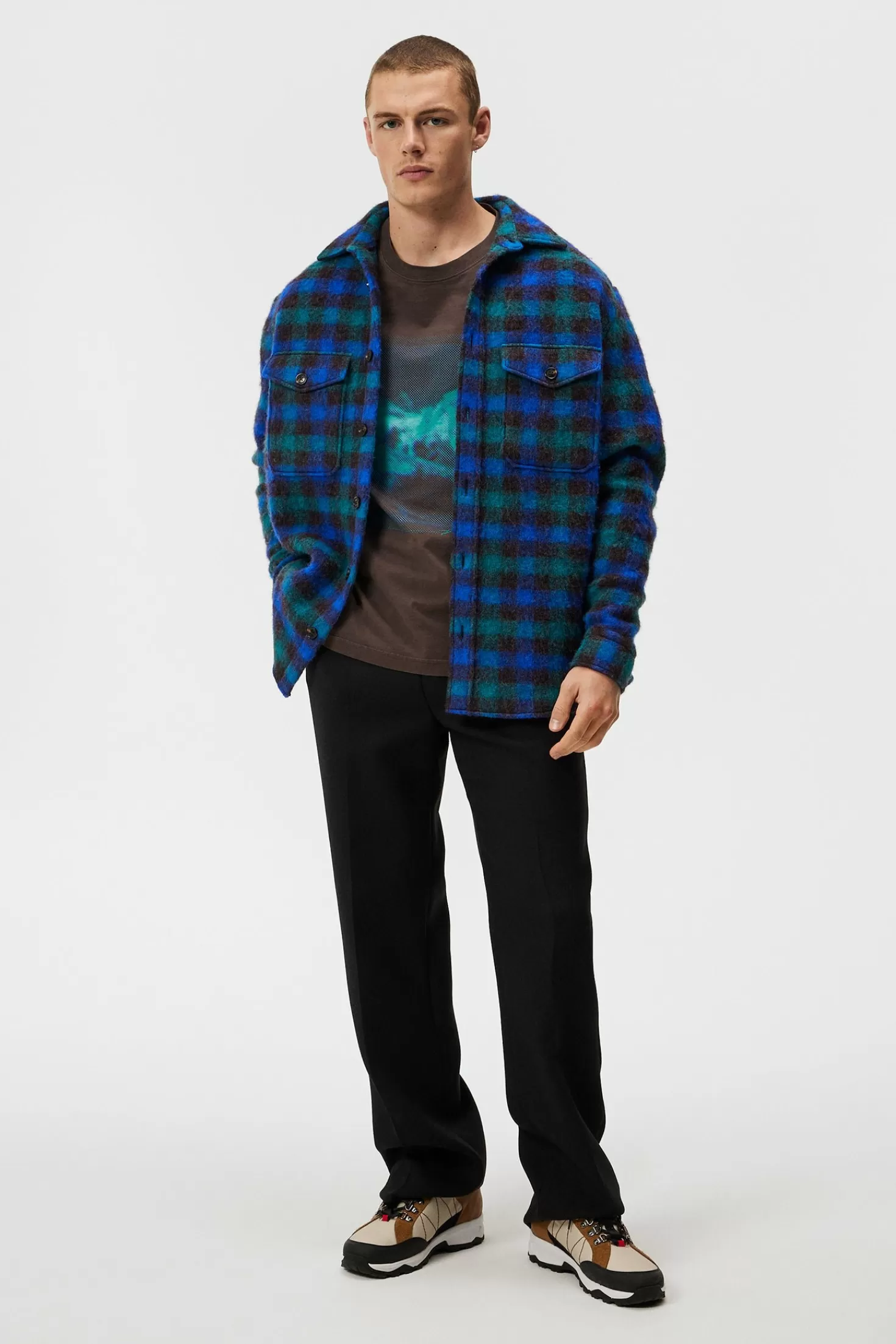 Carter Check Overshirt | J.Lindeberg Sale