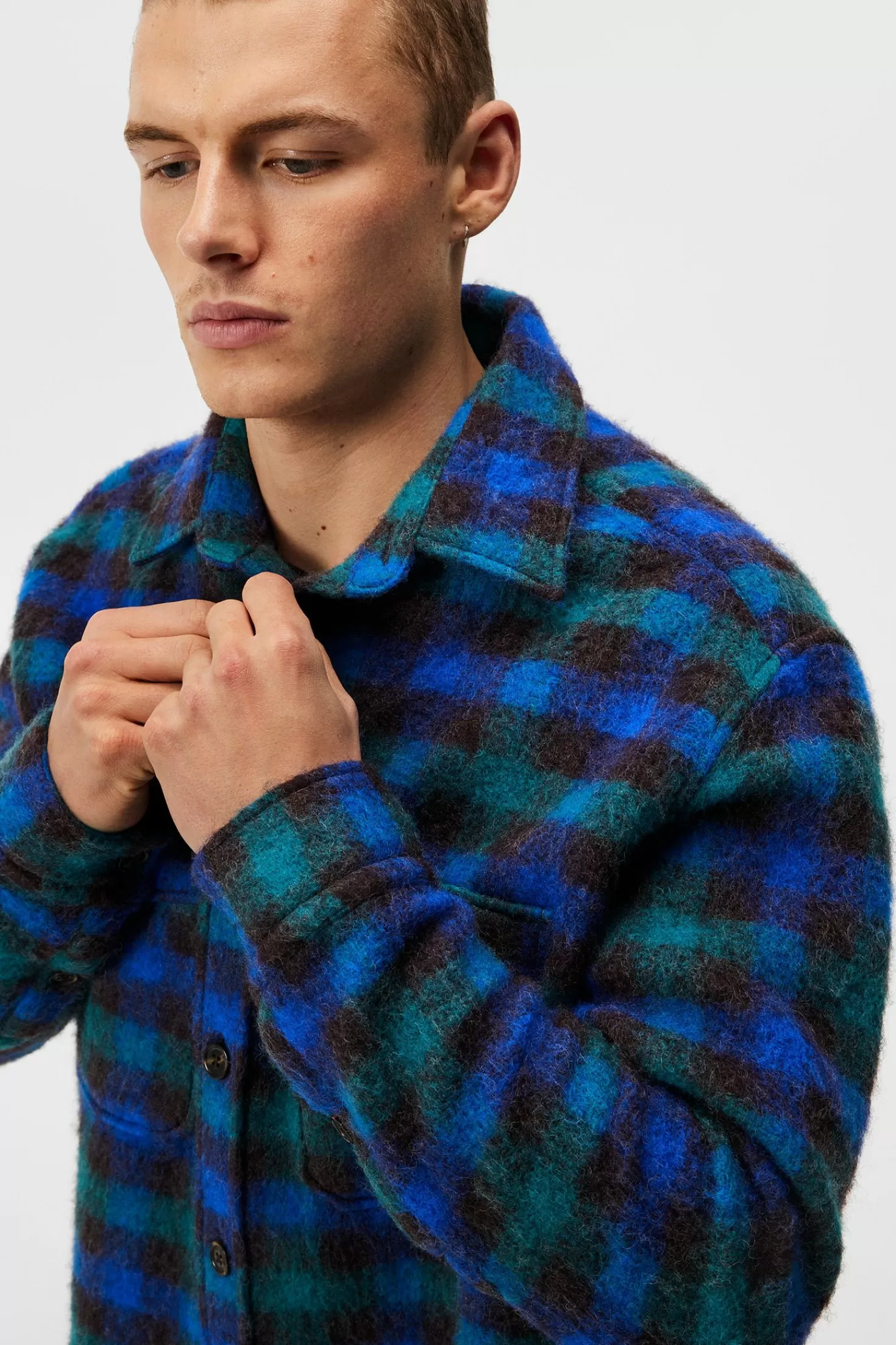 Carter Check Overshirt | J.Lindeberg Sale
