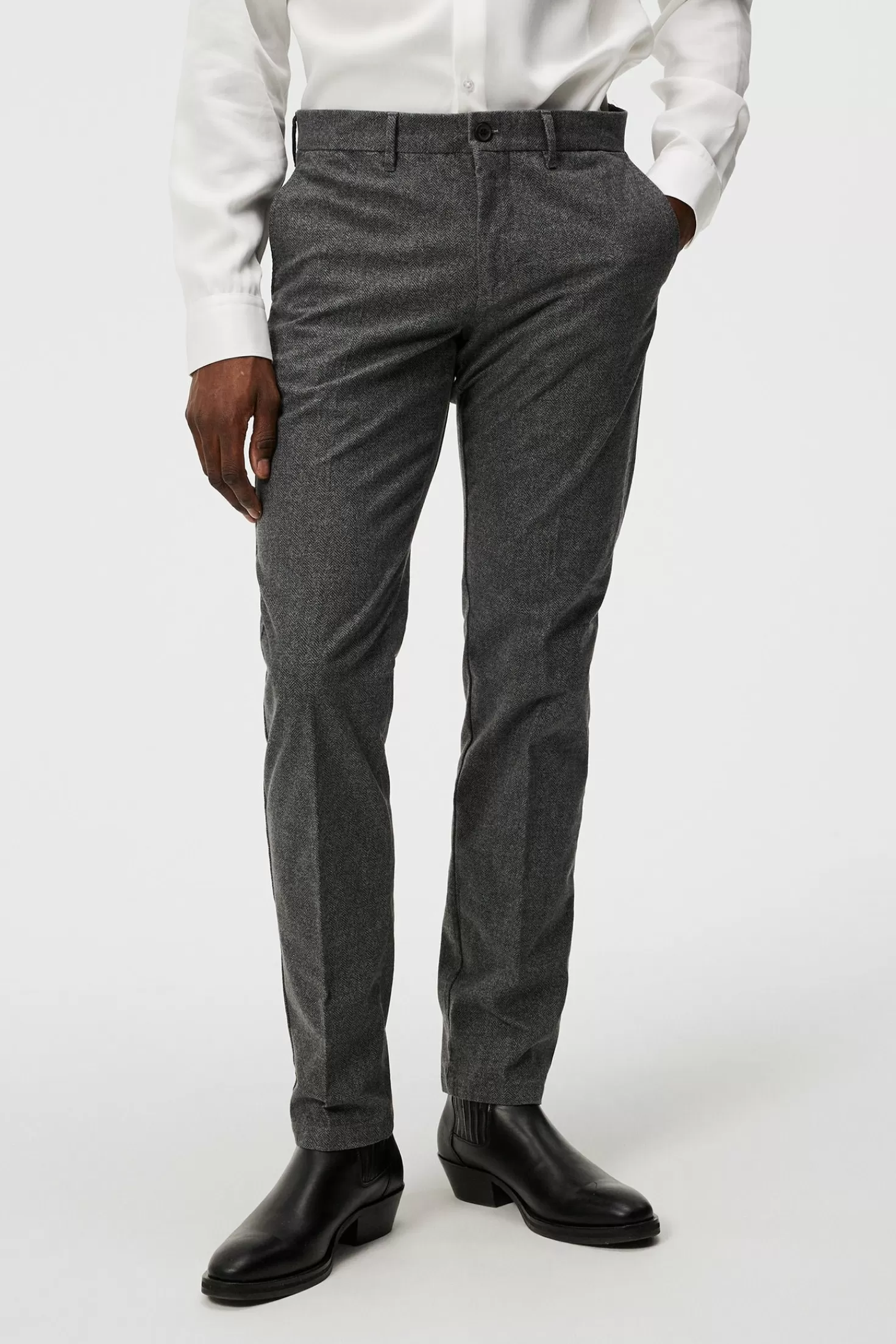 Chaze Herringbone Flex Pants | J.Lindeberg Cheap