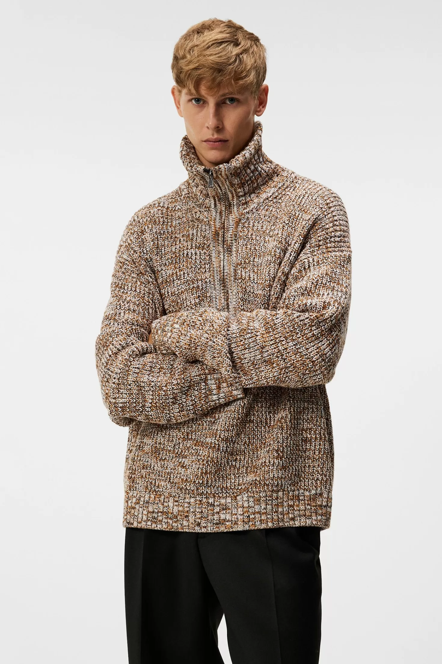 Chester Jacquard Quarter Zip | J.Lindeberg Cheap