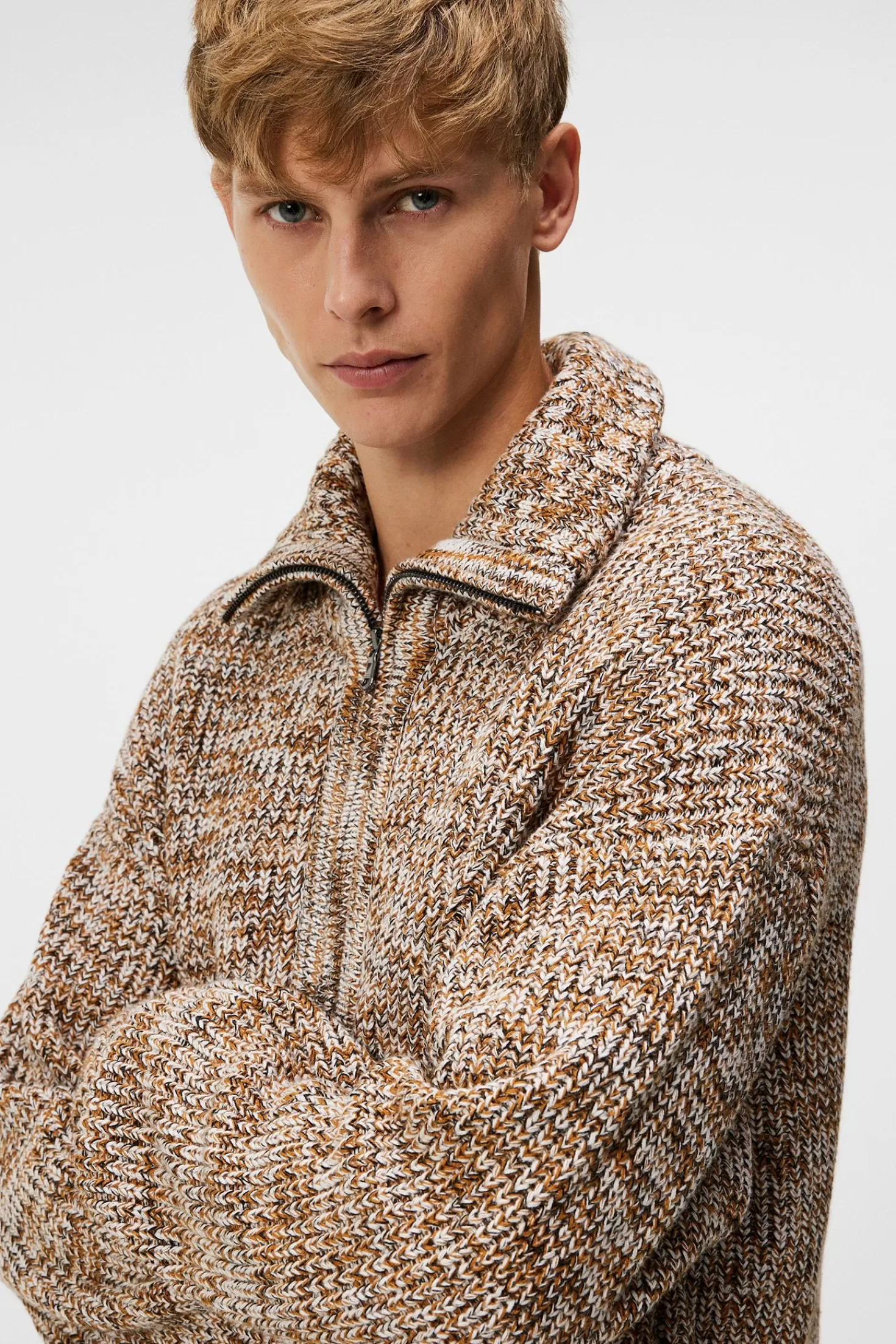 Chester Jacquard Quarter Zip | J.Lindeberg Cheap