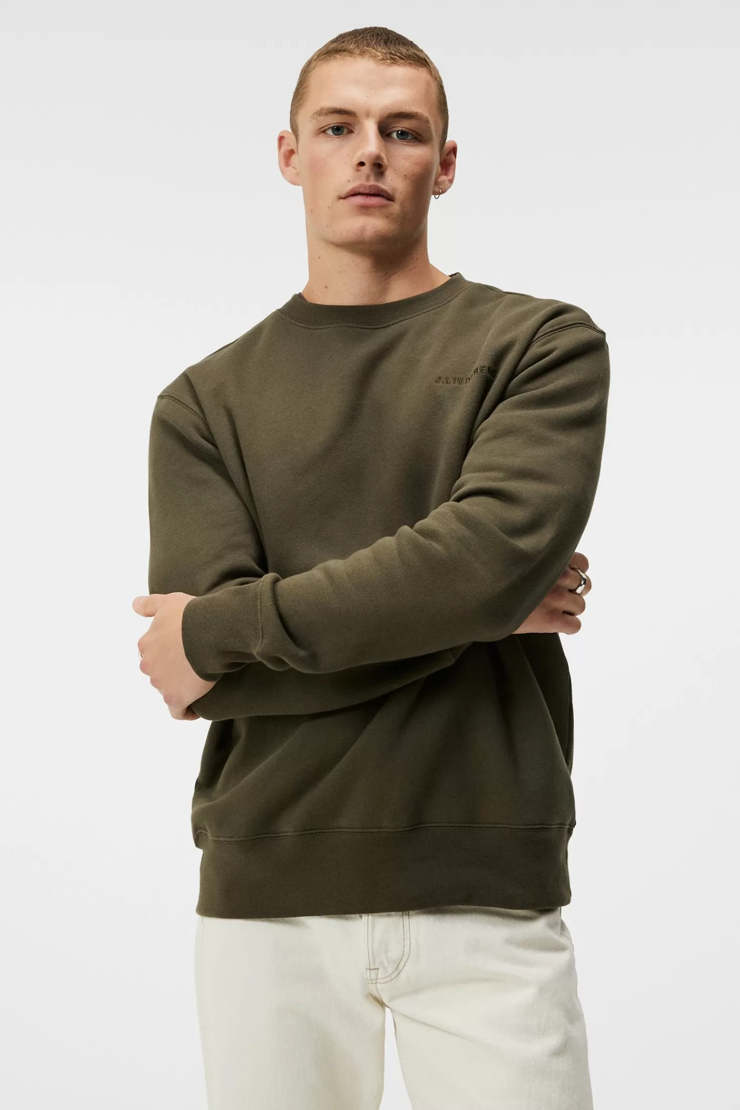 Chip Crew Neck Sweatshirt | J.Lindeberg Online