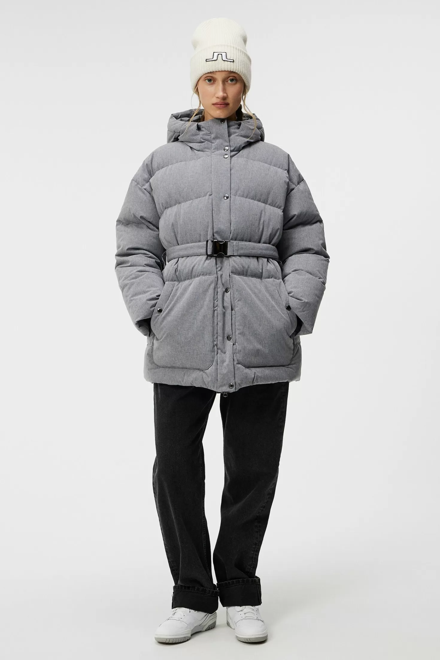Coyote Down Parka Melange | J.Lindeberg Sale