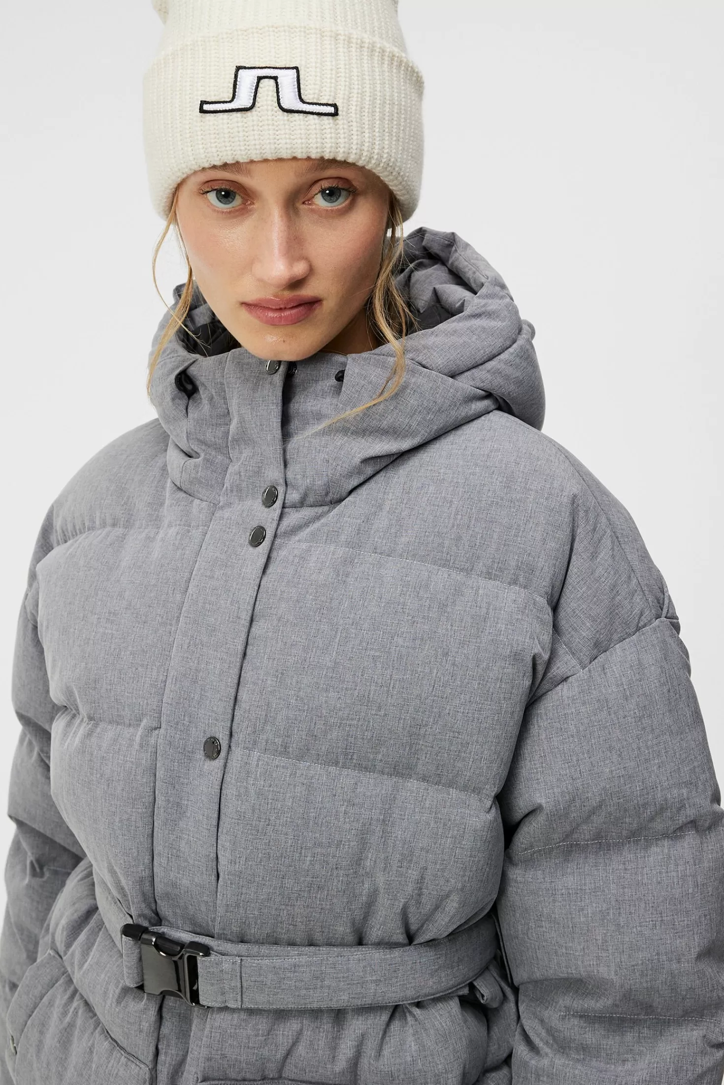 Coyote Down Parka Melange | J.Lindeberg Sale