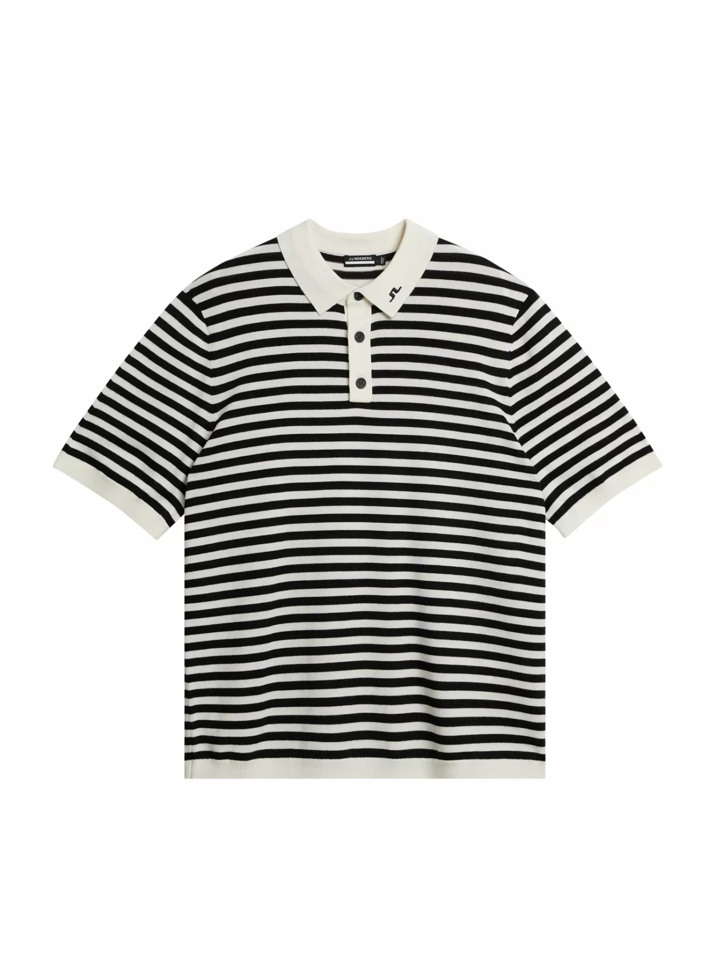 Darrell Stripe Loose Polo | J.Lindeberg Online