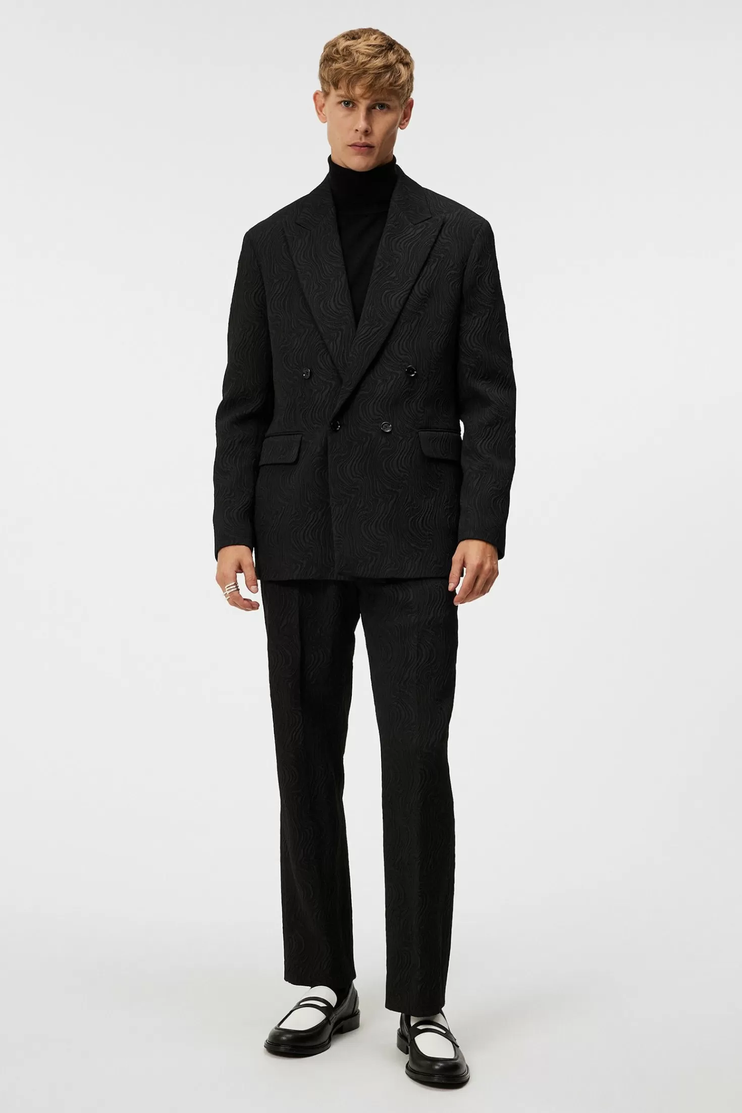 David U Jacquard Swirl Blazer | J.Lindeberg Clearance