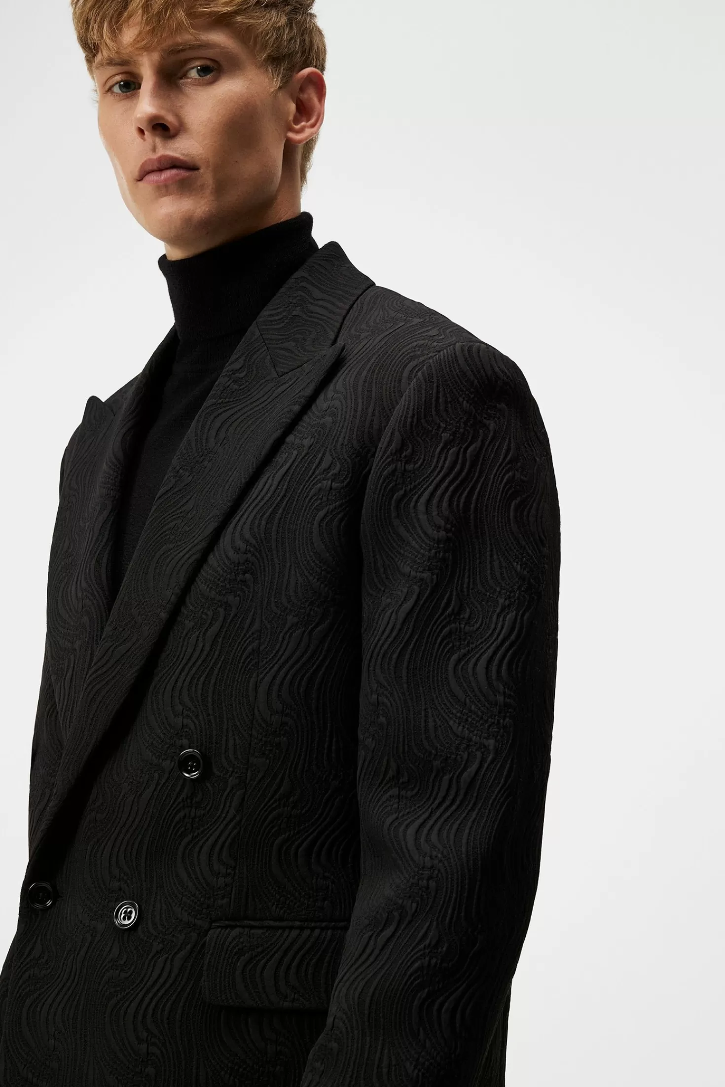 David U Jacquard Swirl Blazer | J.Lindeberg Clearance