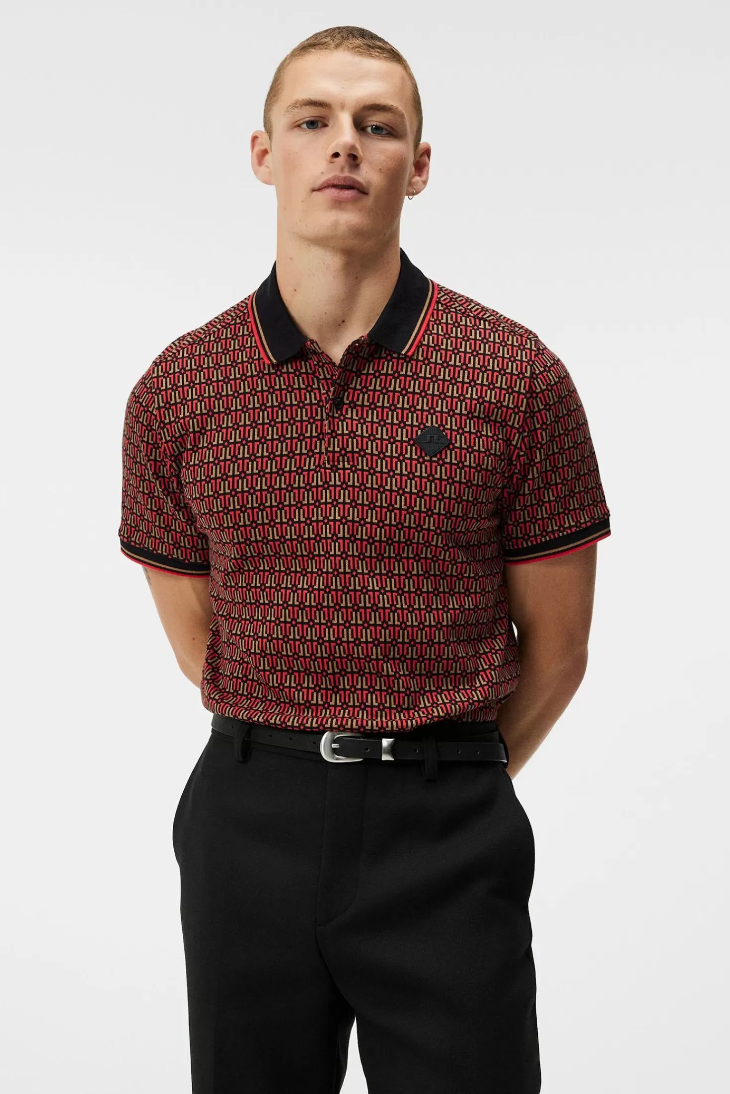 Deklan Jacquard Polo | J.Lindeberg New