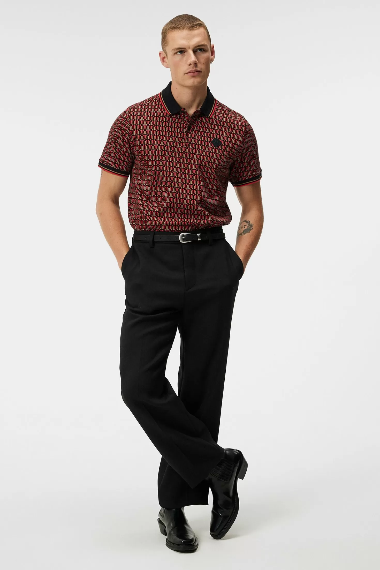 Deklan Jacquard Polo | J.Lindeberg New