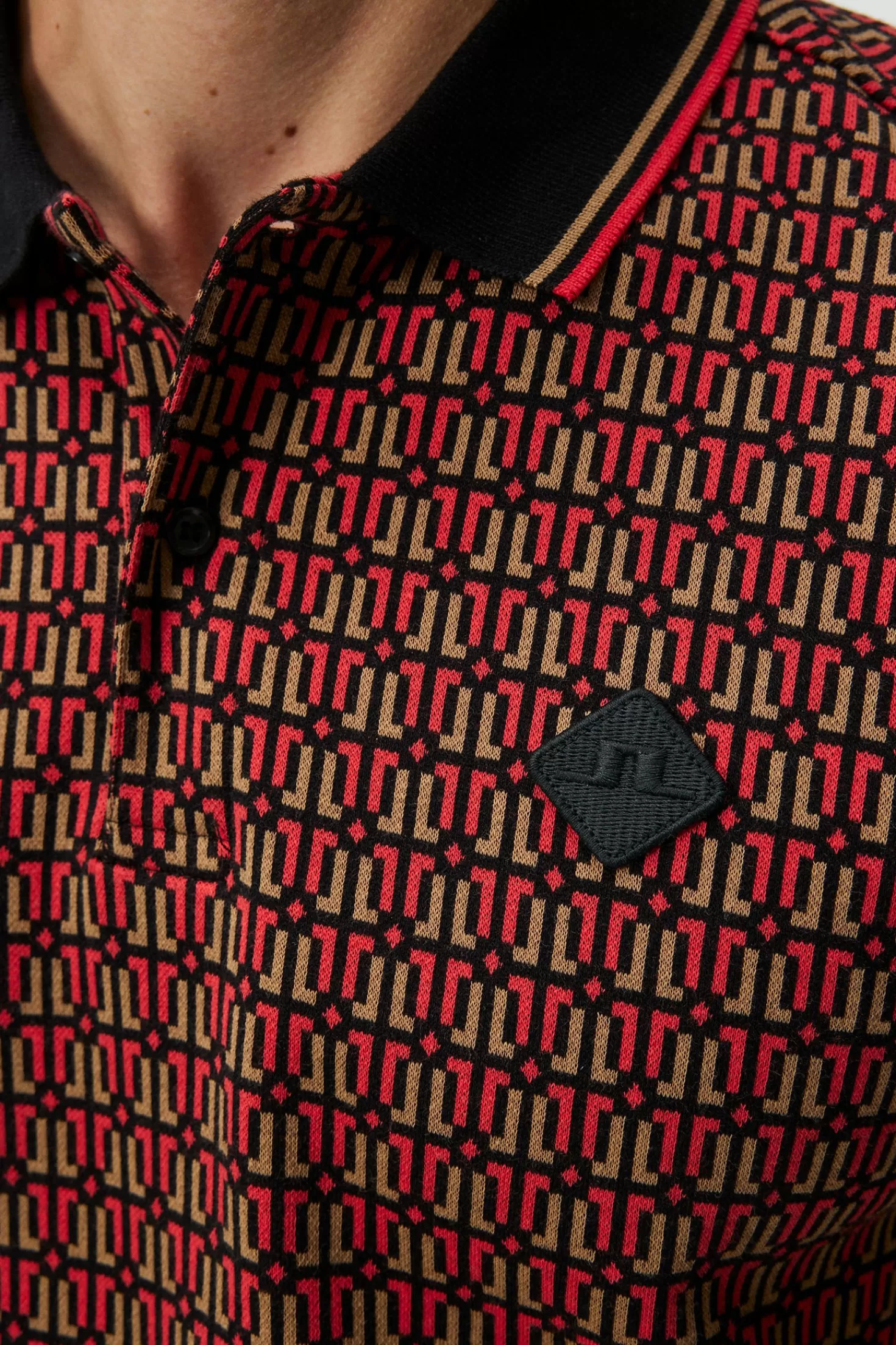 Deklan Jacquard Polo | J.Lindeberg New