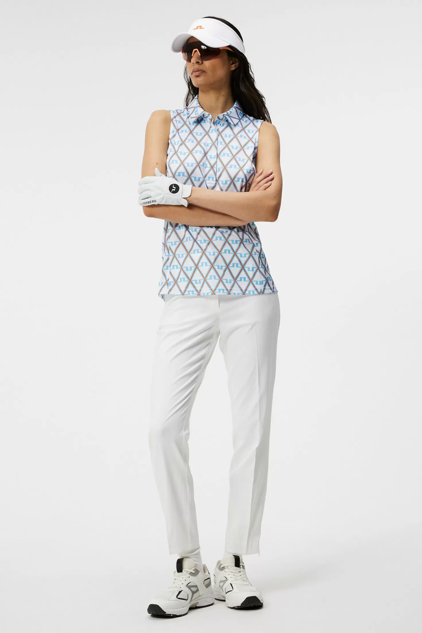 Dena Print Sleeveless Top | J.Lindeberg Clearance