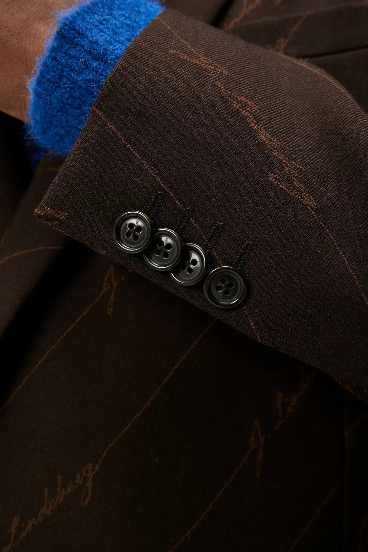 Dries S Brown Stripe Blazer | J.Lindeberg Fashion