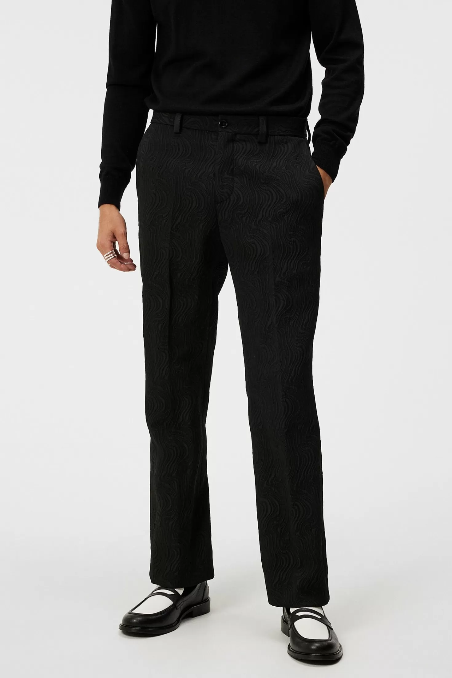 Dropper Jacquard Swirl Pants | J.Lindeberg Fashion