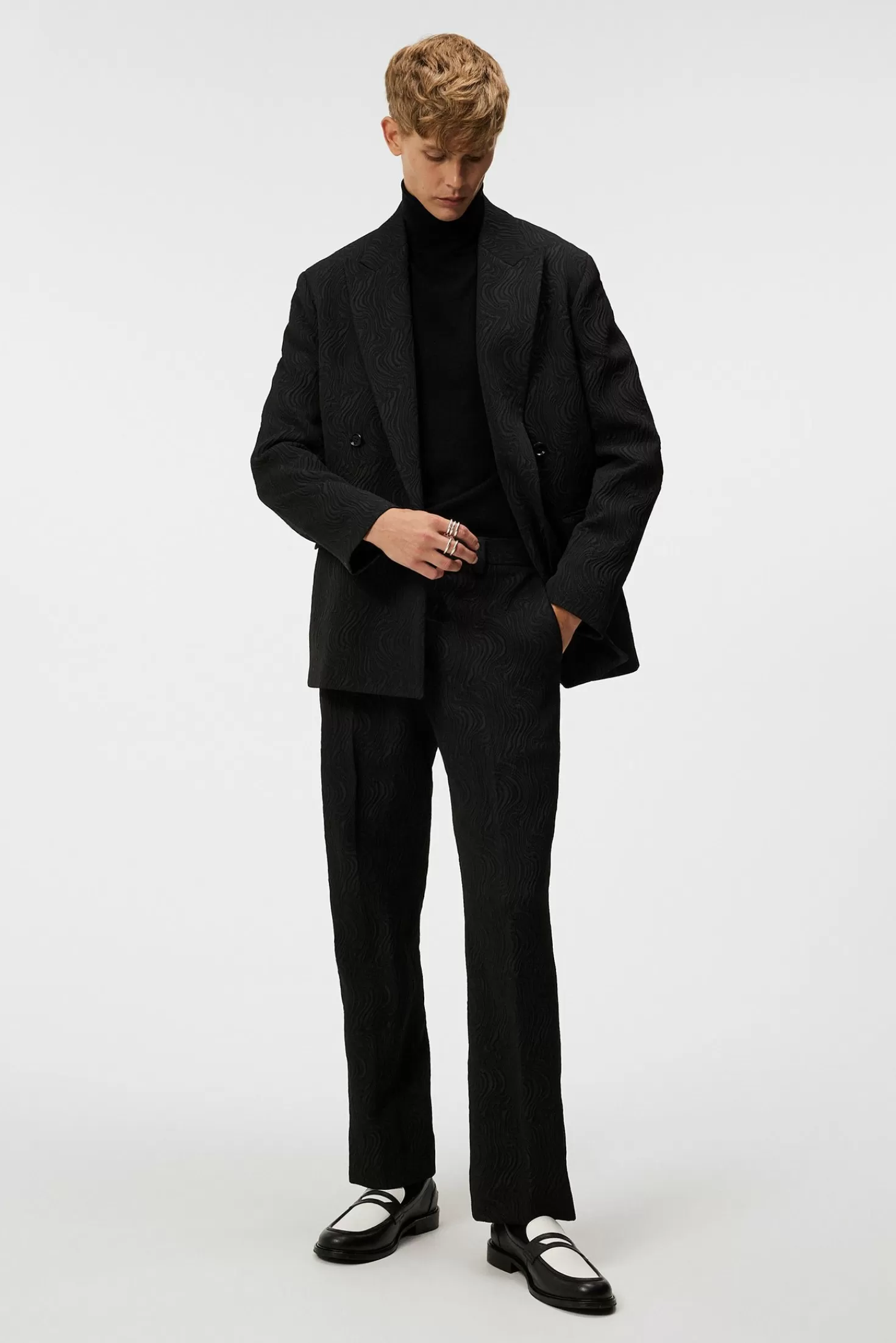 Dropper Jacquard Swirl Pants | J.Lindeberg Fashion