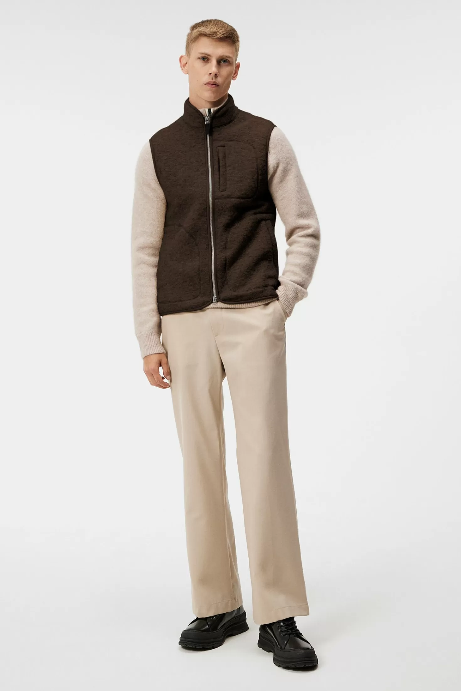 Duncan Wool Fleece Vest | J.Lindeberg Cheap