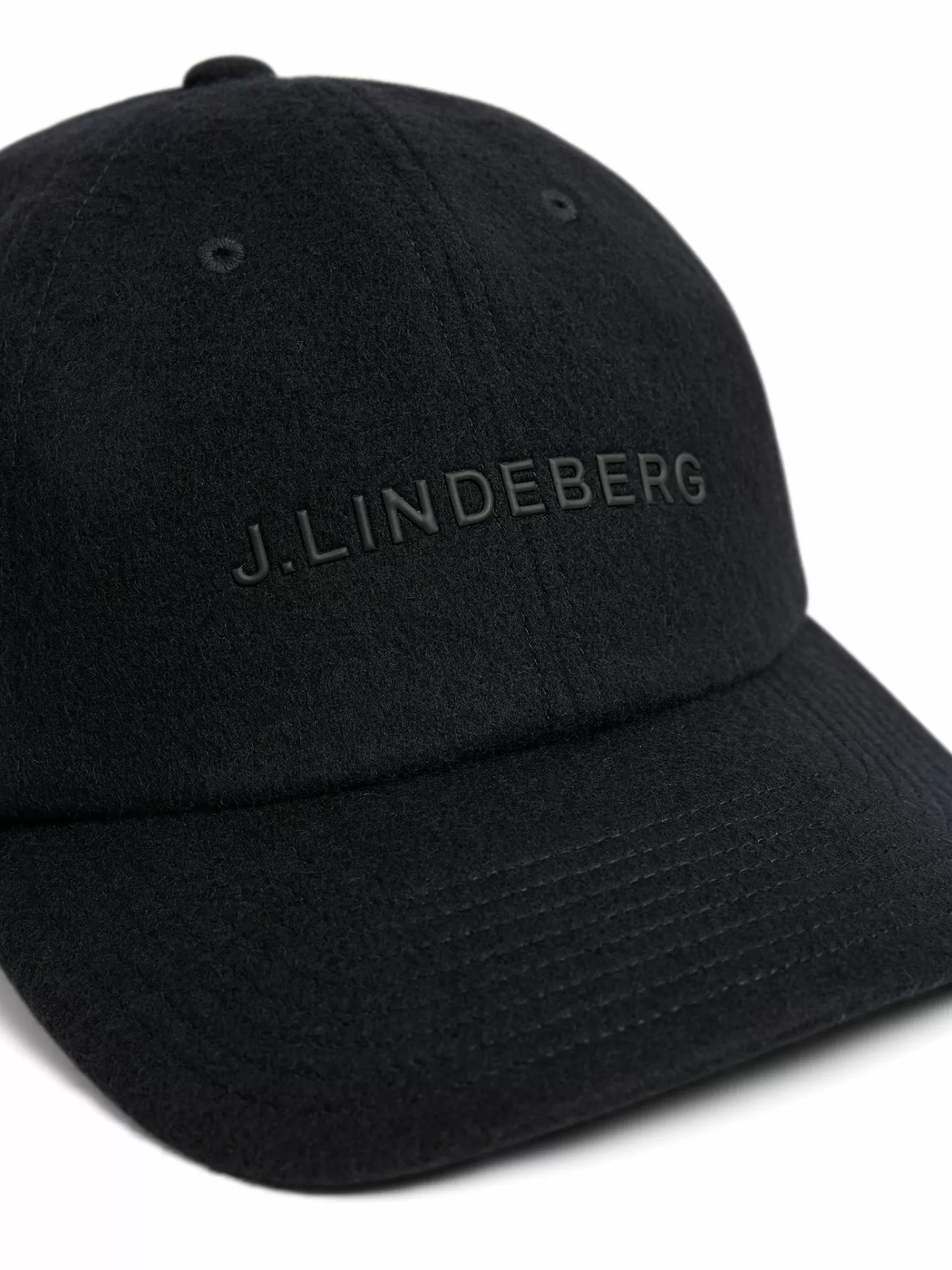 Elijah Flat Wool Logo Cap | J.Lindeberg Clearance