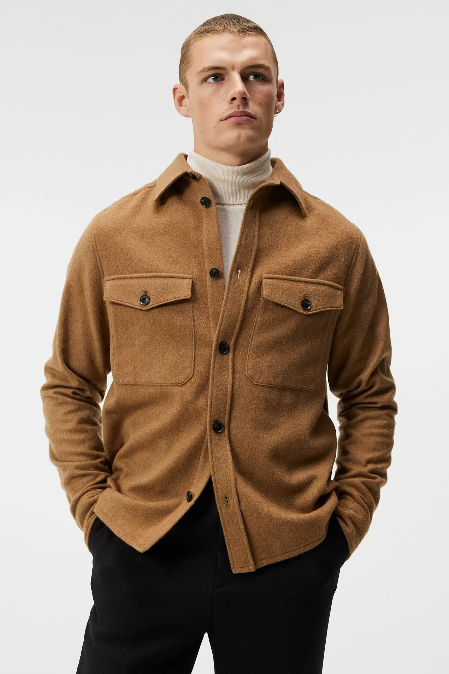 Flat Wool Overshirt | J.Lindeberg Cheap