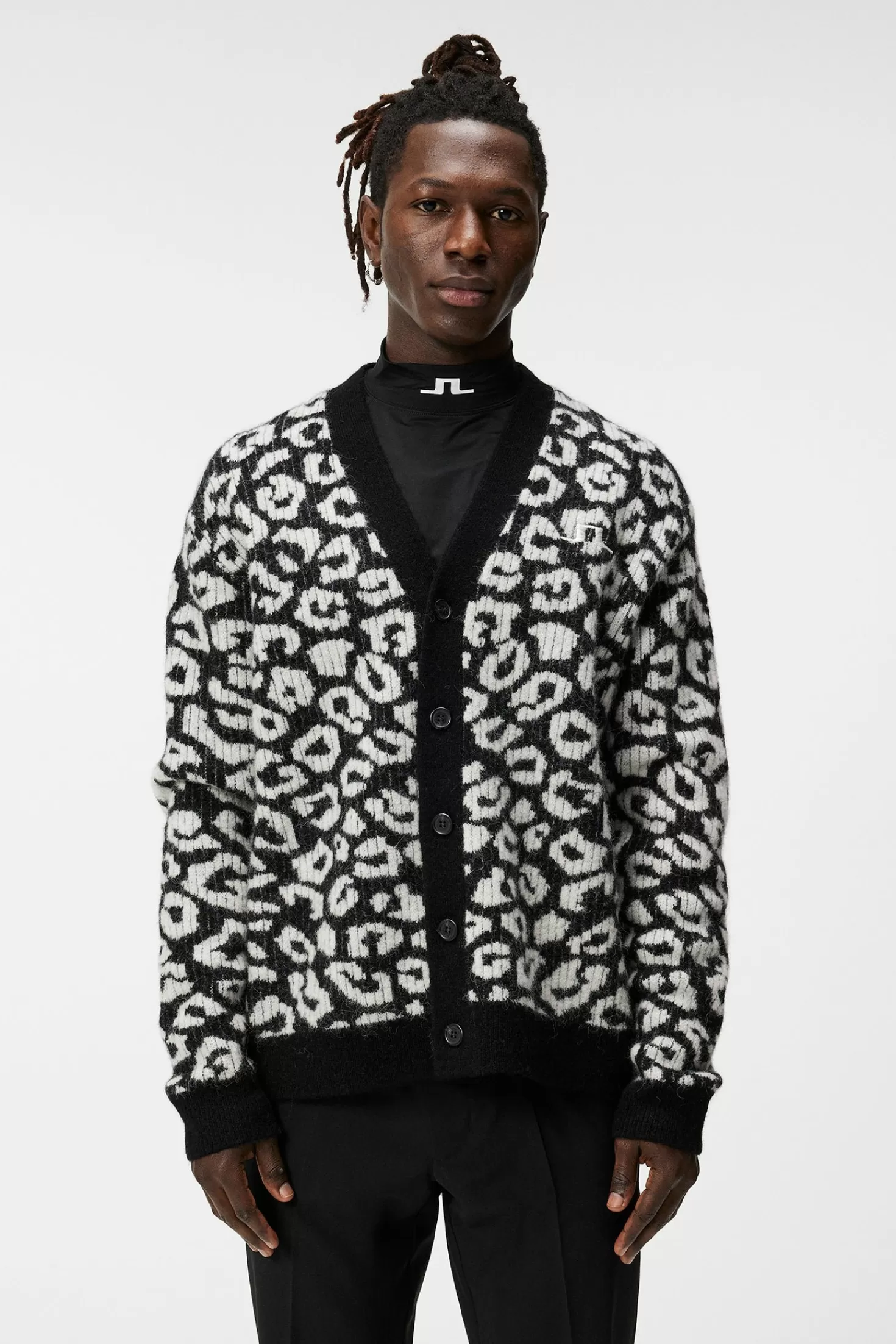 Frederic Jacquard Cardigan | J.Lindeberg New