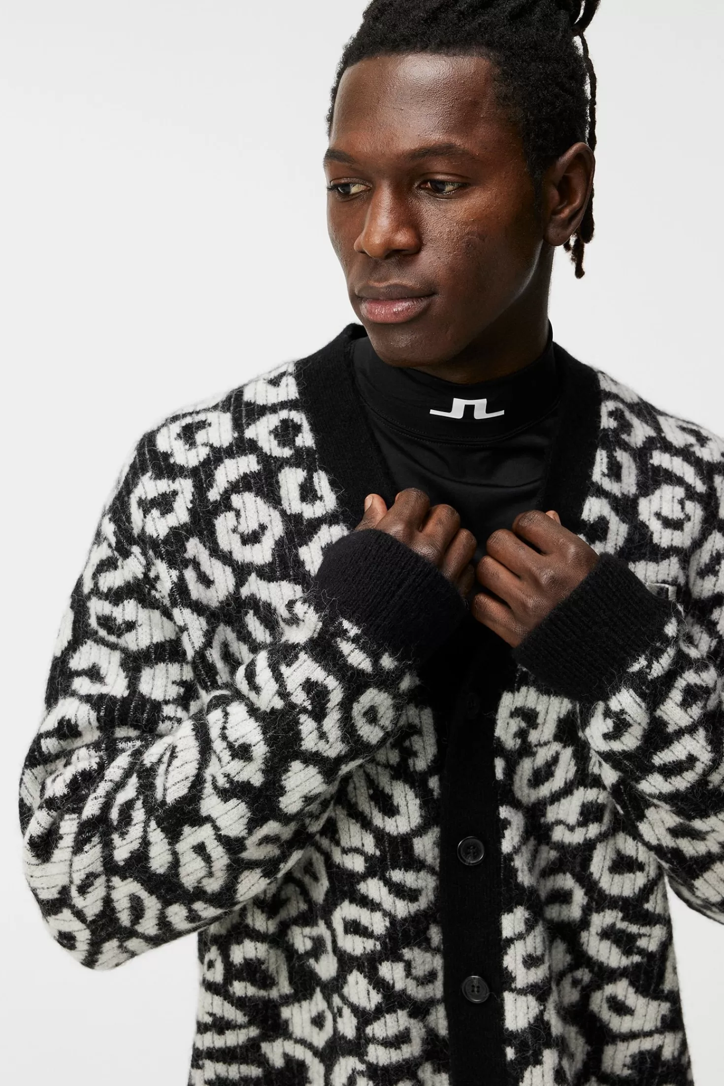 Frederic Jacquard Cardigan | J.Lindeberg New