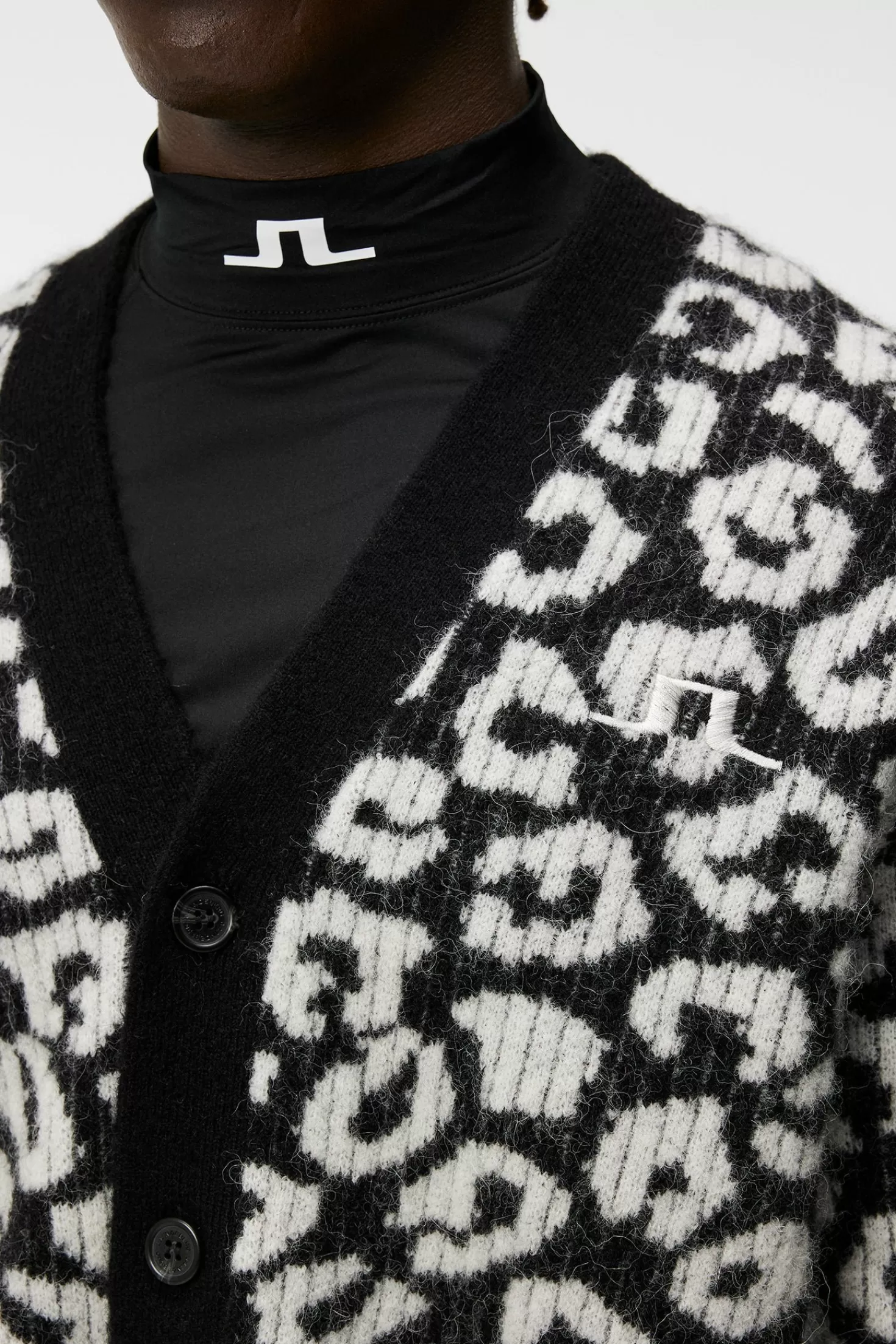 Frederic Jacquard Cardigan | J.Lindeberg New