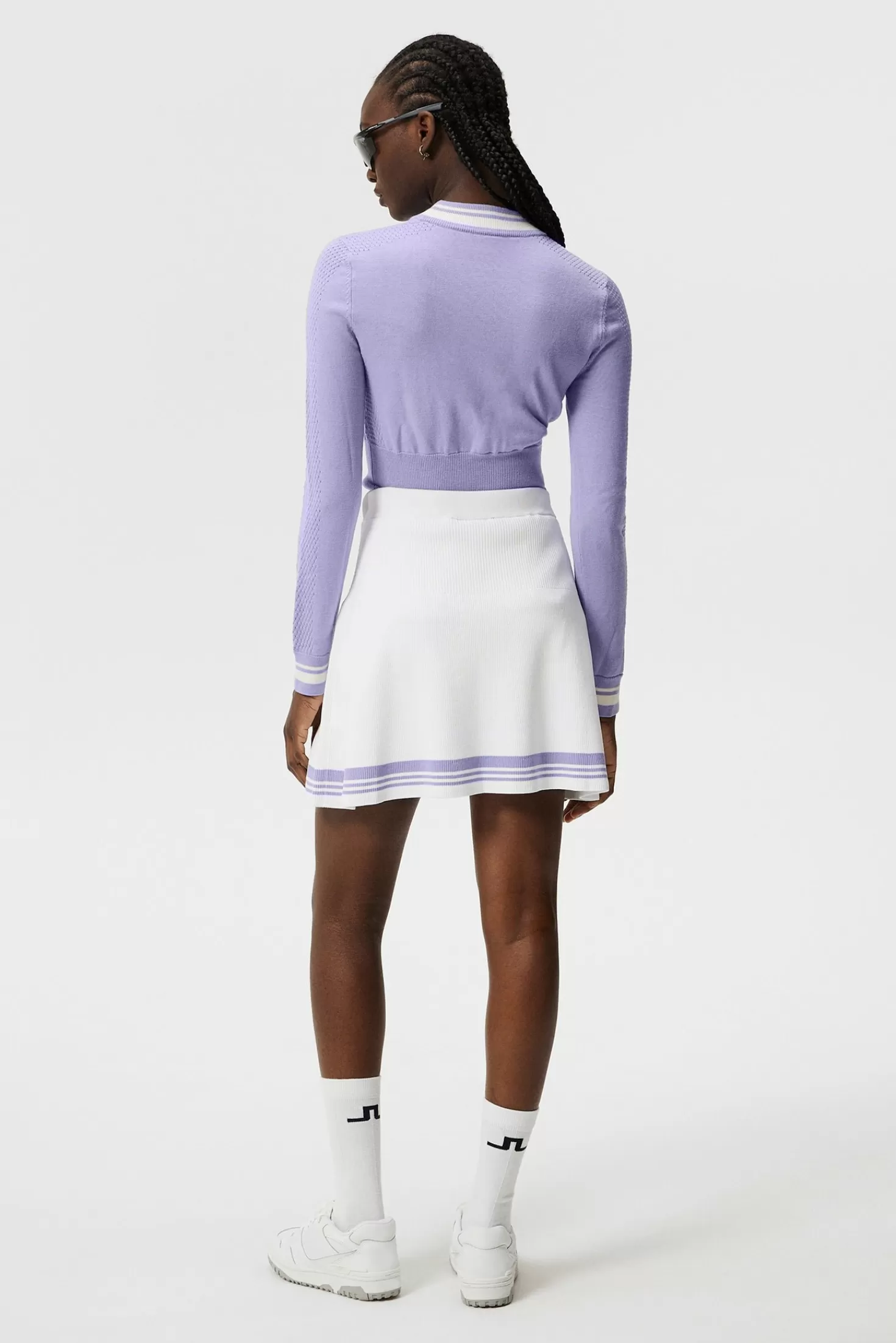 Frida Stripe Knitted Skirt | J.Lindeberg Outlet