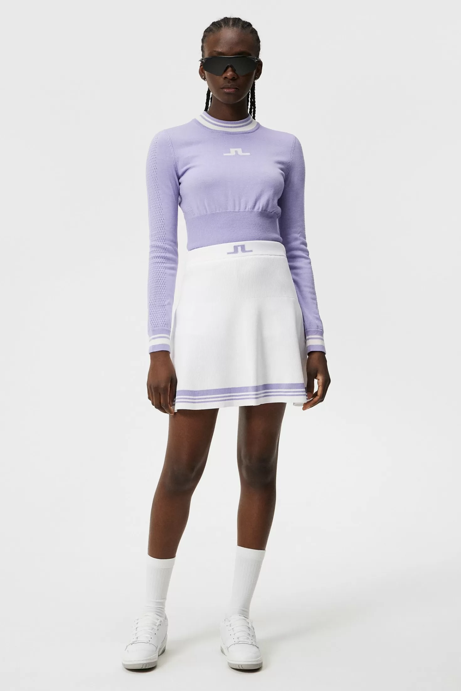 Frida Stripe Knitted Skirt | J.Lindeberg Outlet