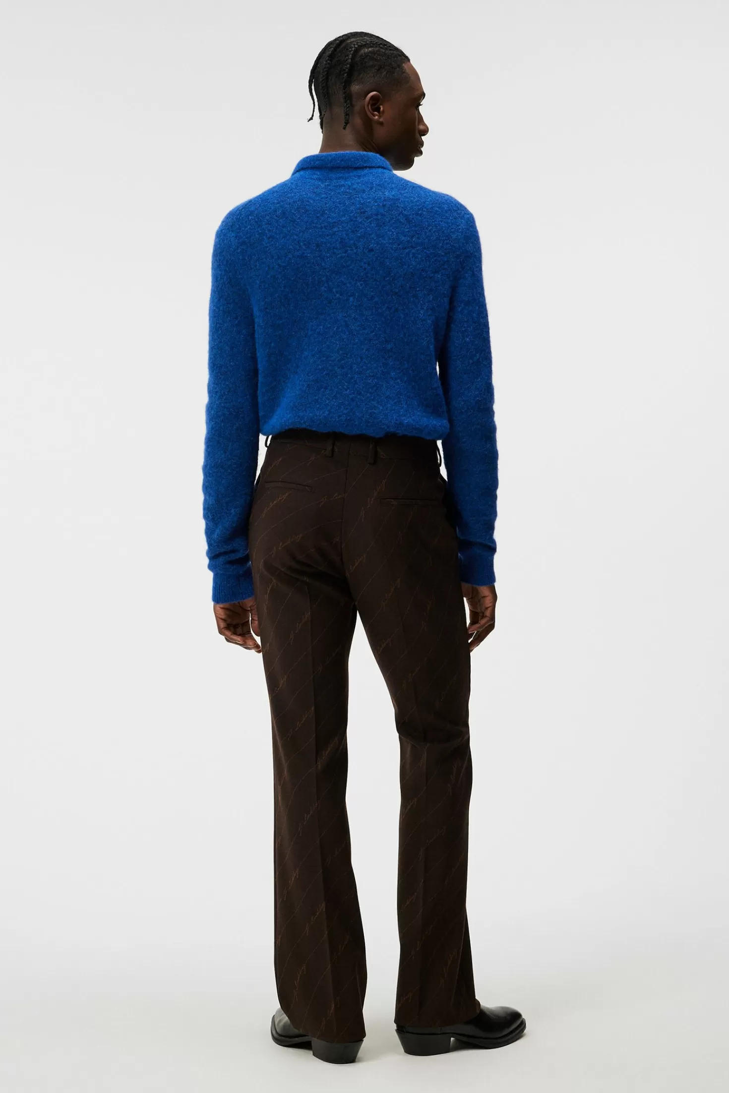 Gomor Brown Stripe Pants | J.Lindeberg Clearance
