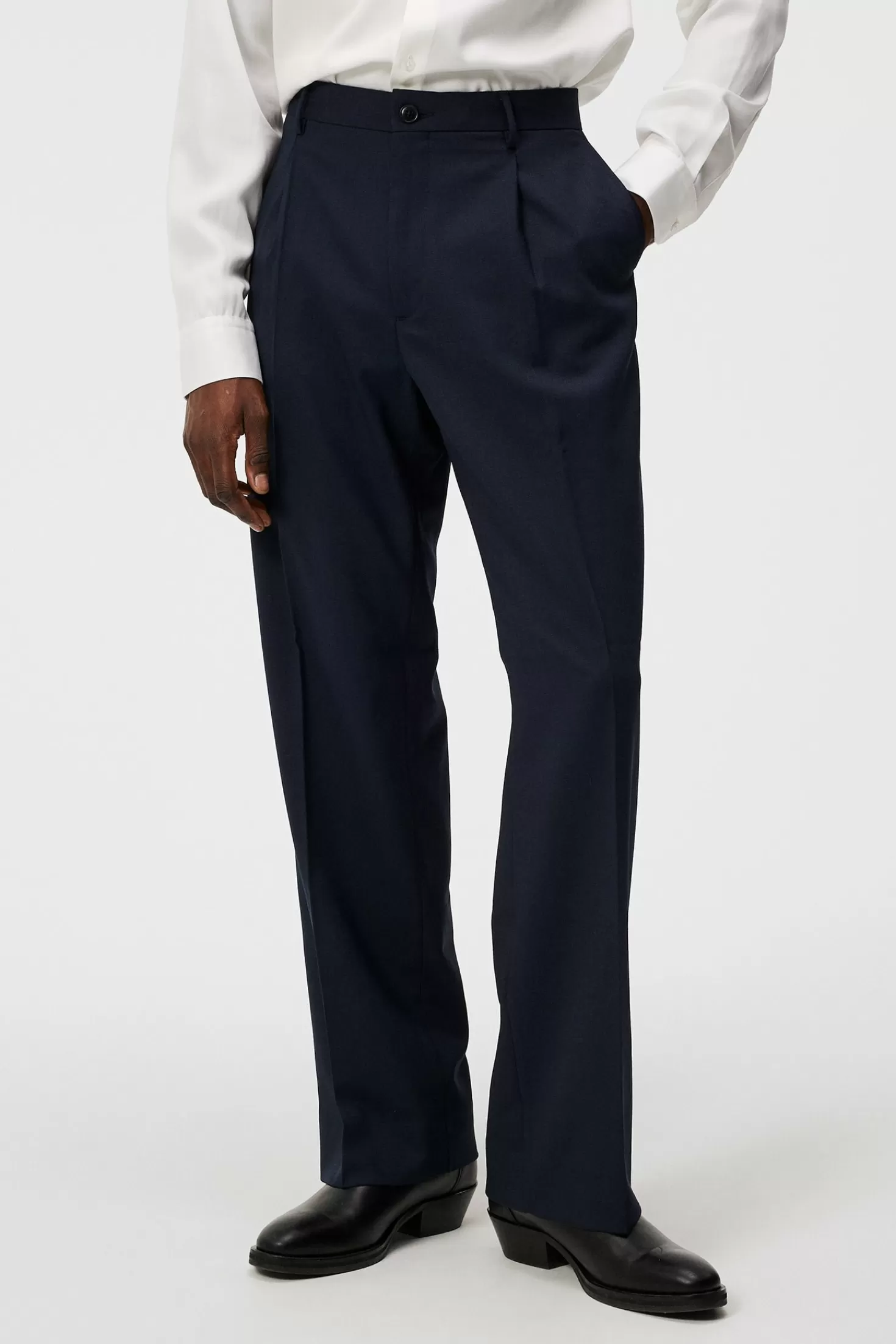 Haij Twill Pleated Pants | J.Lindeberg Best Sale