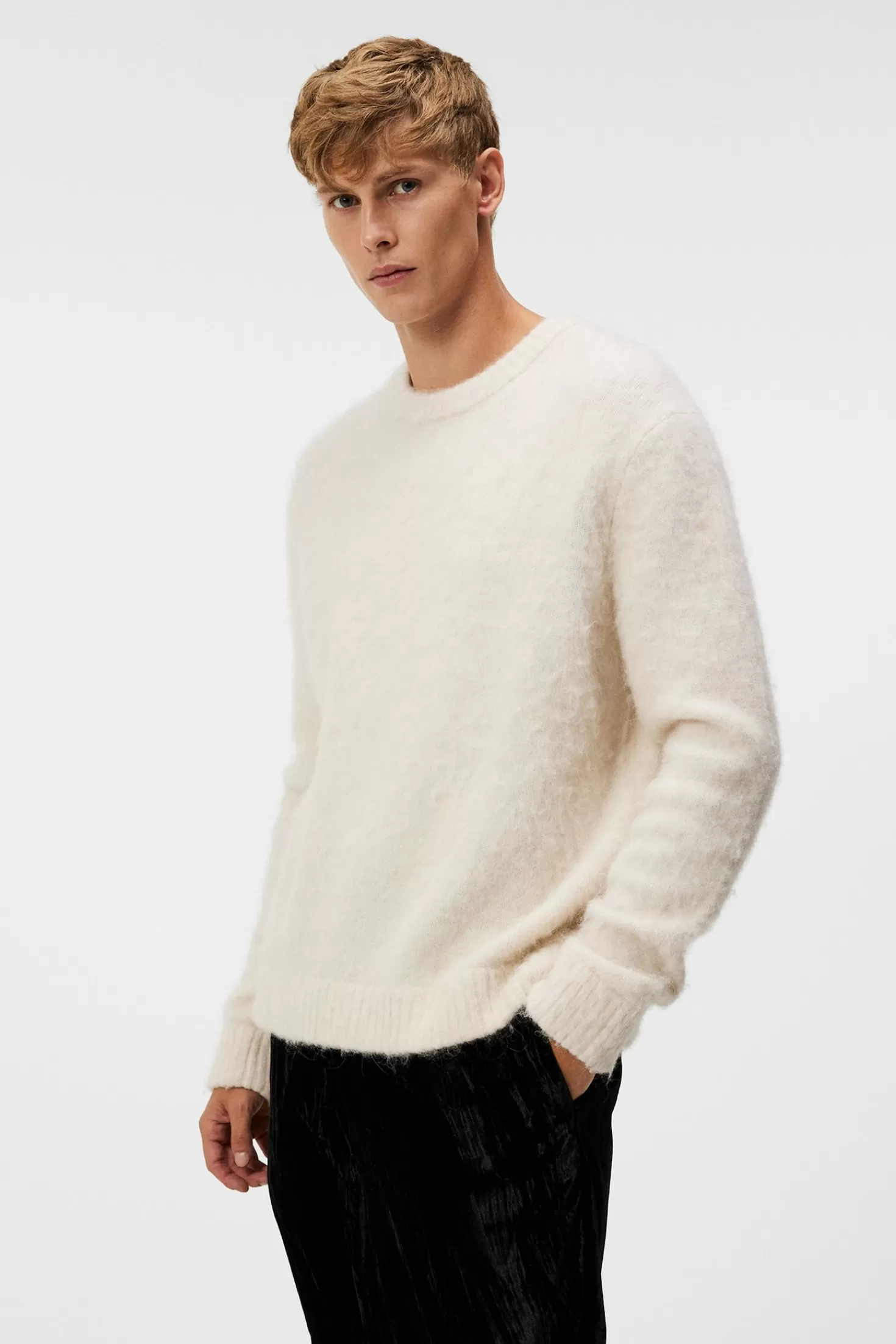 Harold Hairy Knit Crew | J.Lindeberg Cheap