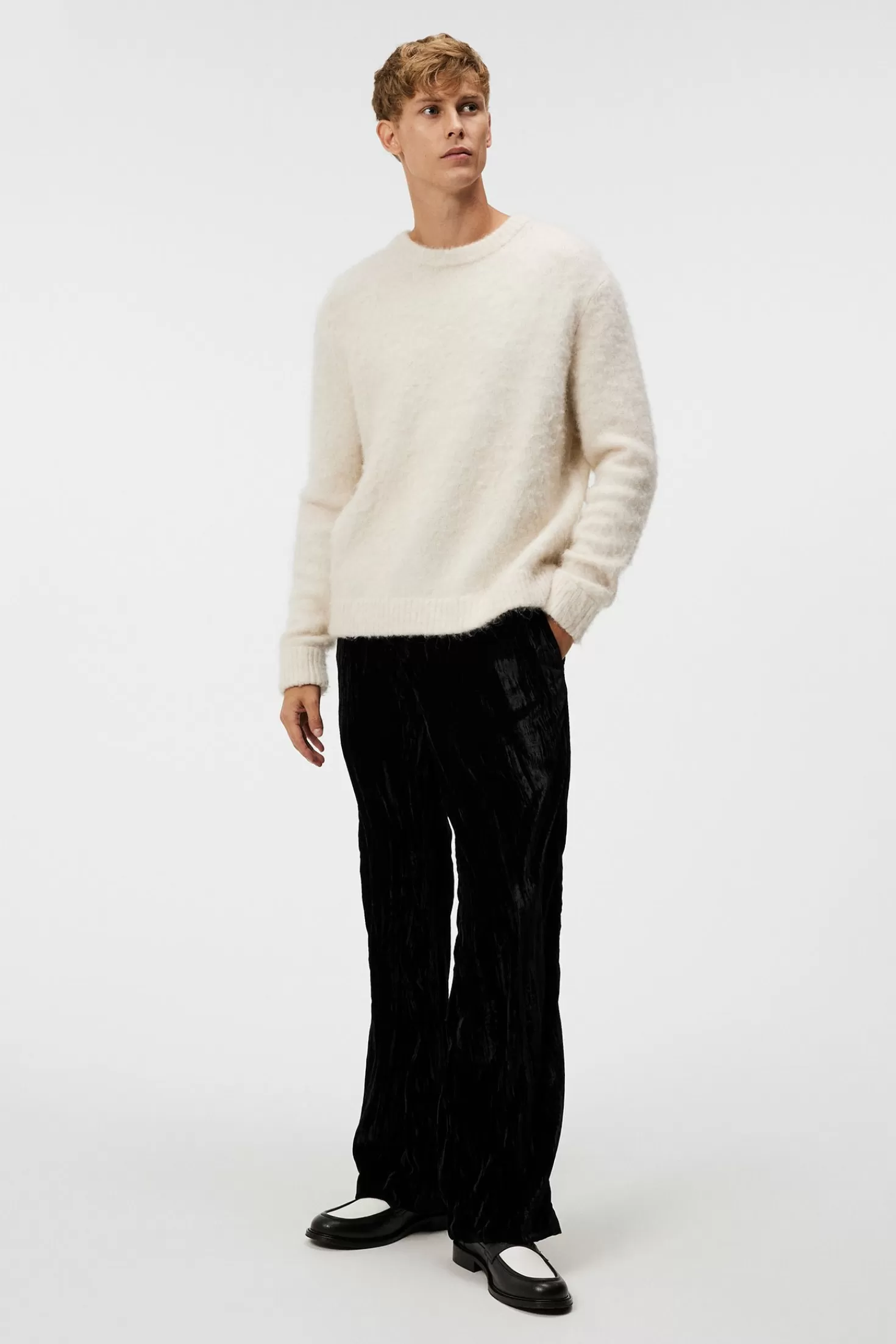 Harold Hairy Knit Crew | J.Lindeberg Cheap