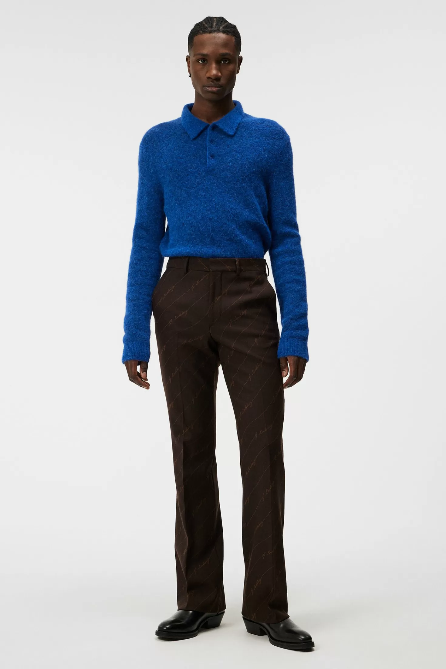 Hayden Hairy Polo Knit | J.Lindeberg Outlet
