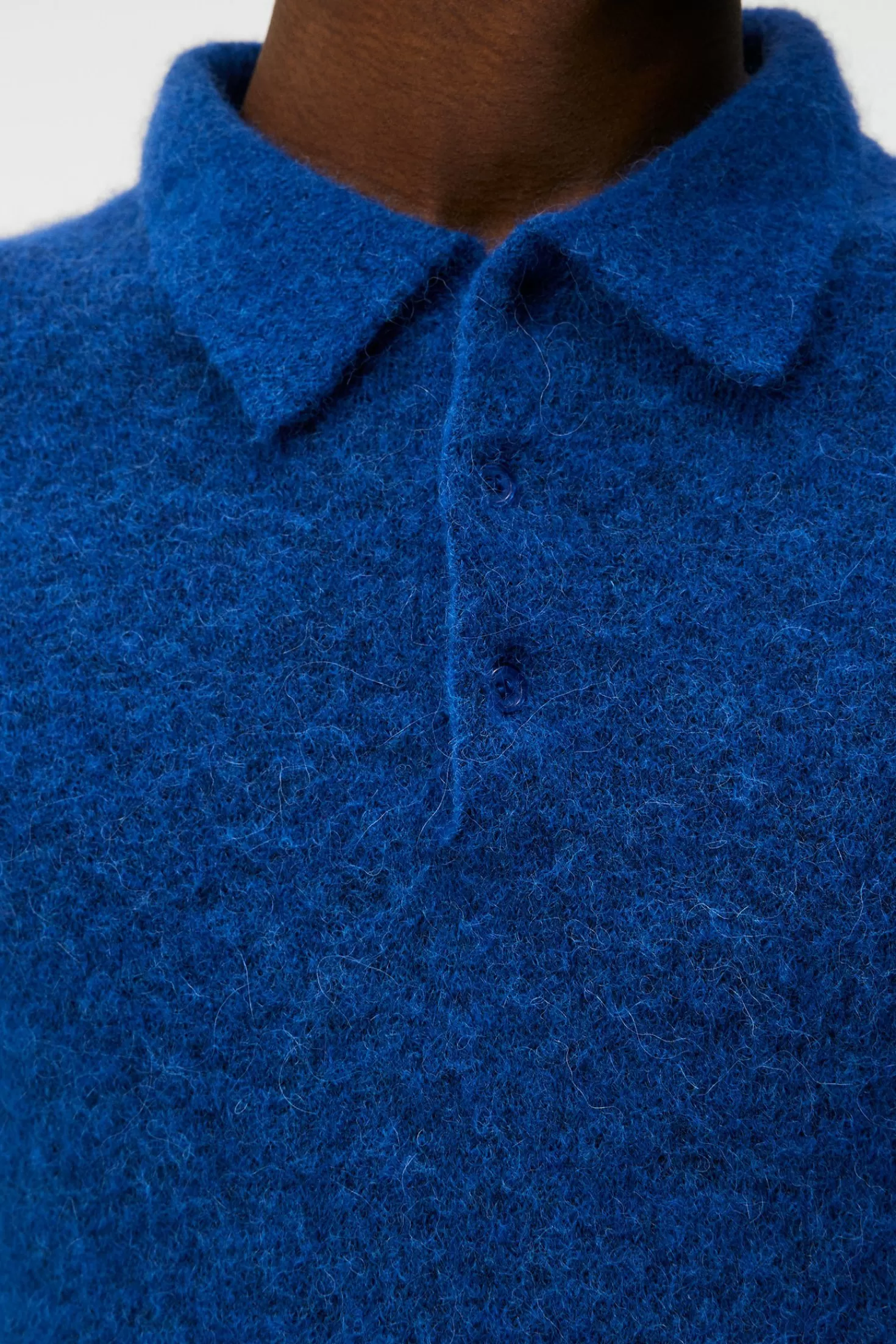 Hayden Hairy Polo Knit | J.Lindeberg Outlet