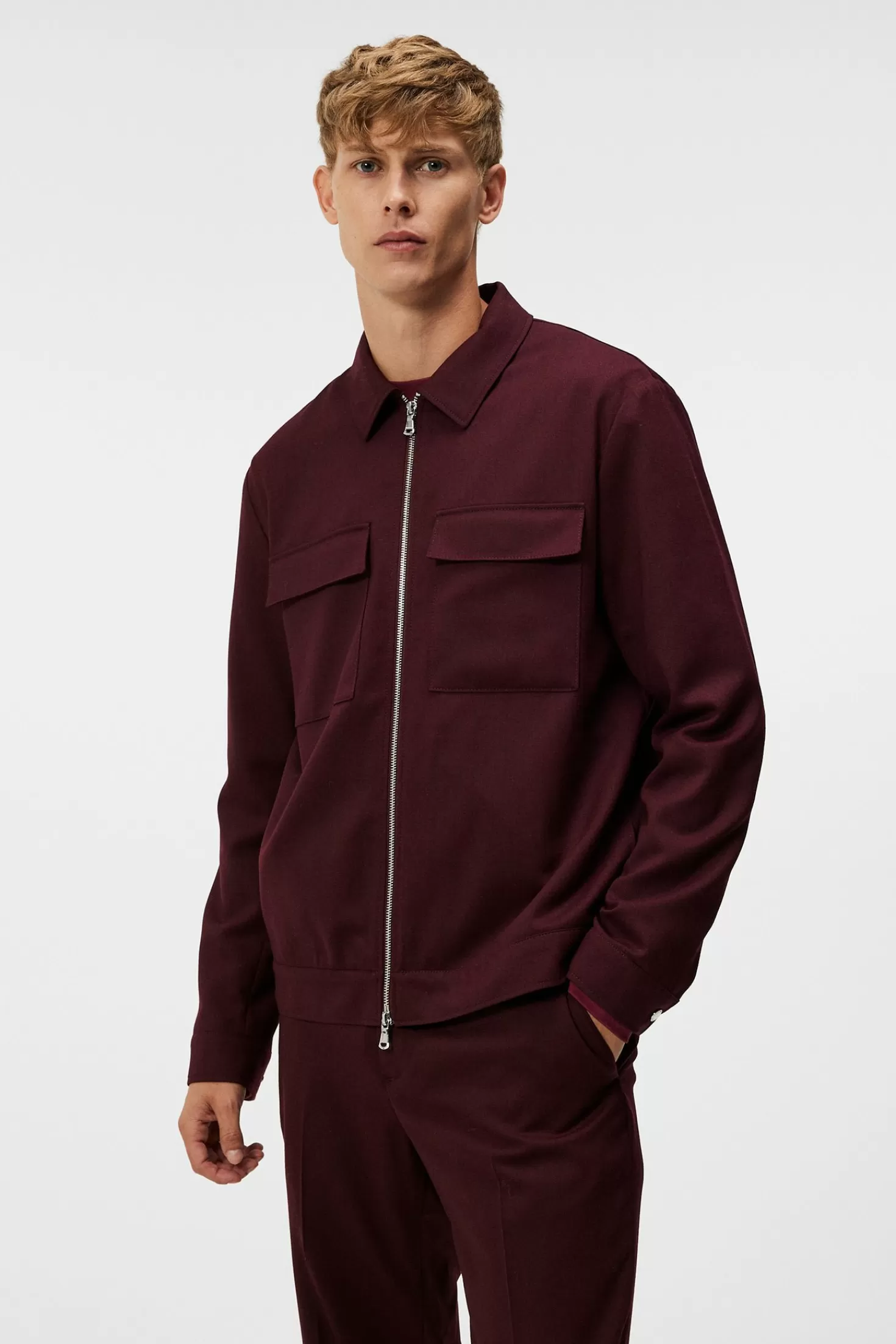 Jarod Wr Flannel Overshirt | J.Lindeberg Best